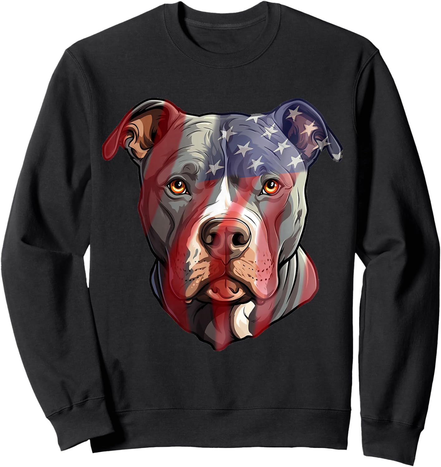 Pit-Bull Terrier Breeder Pittie Dog USA American Pitbull Sweatshirt - Sweatshirt | Black
