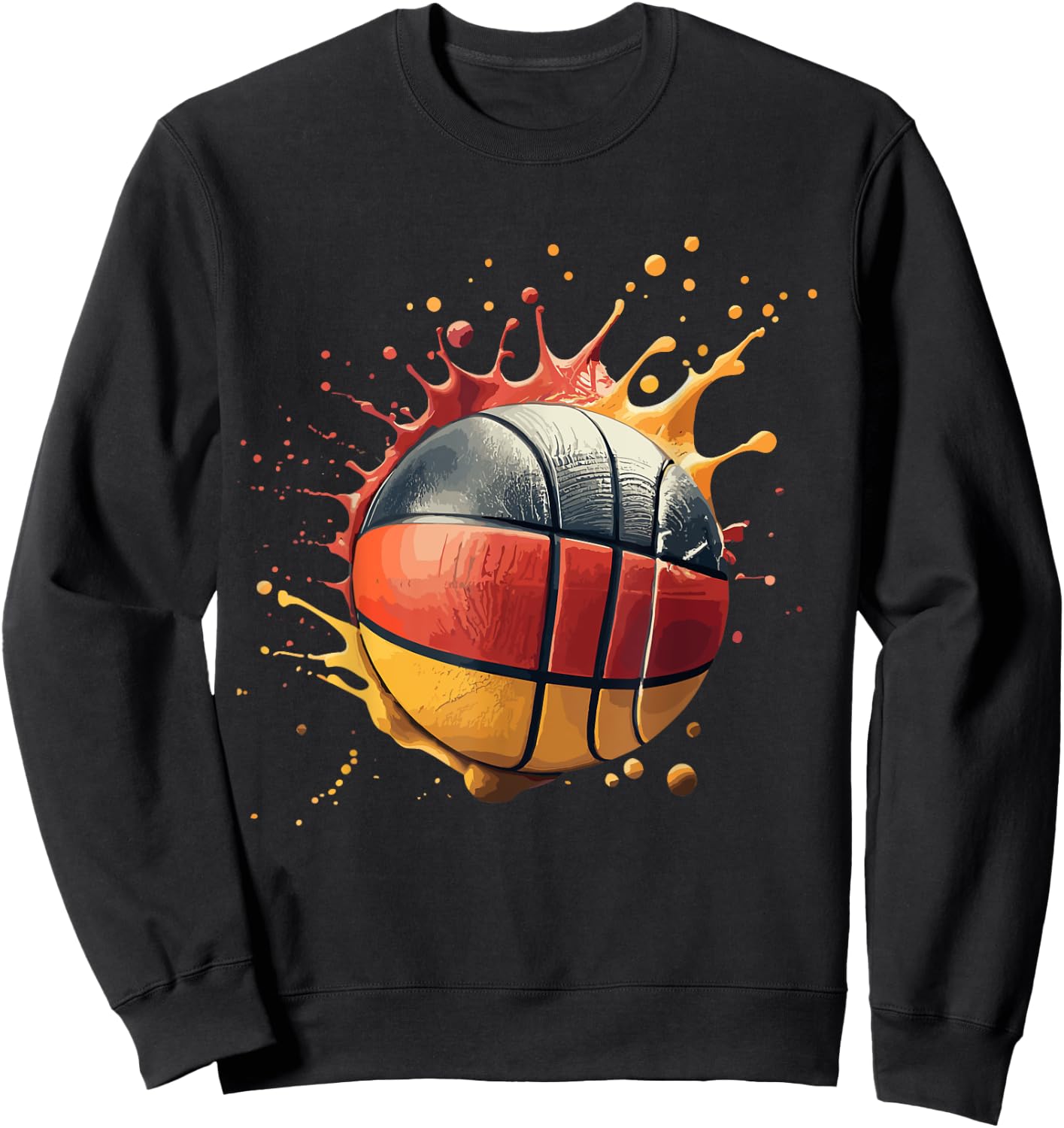 Basketball Germany Sweatshirt - Sweatshirt | Black