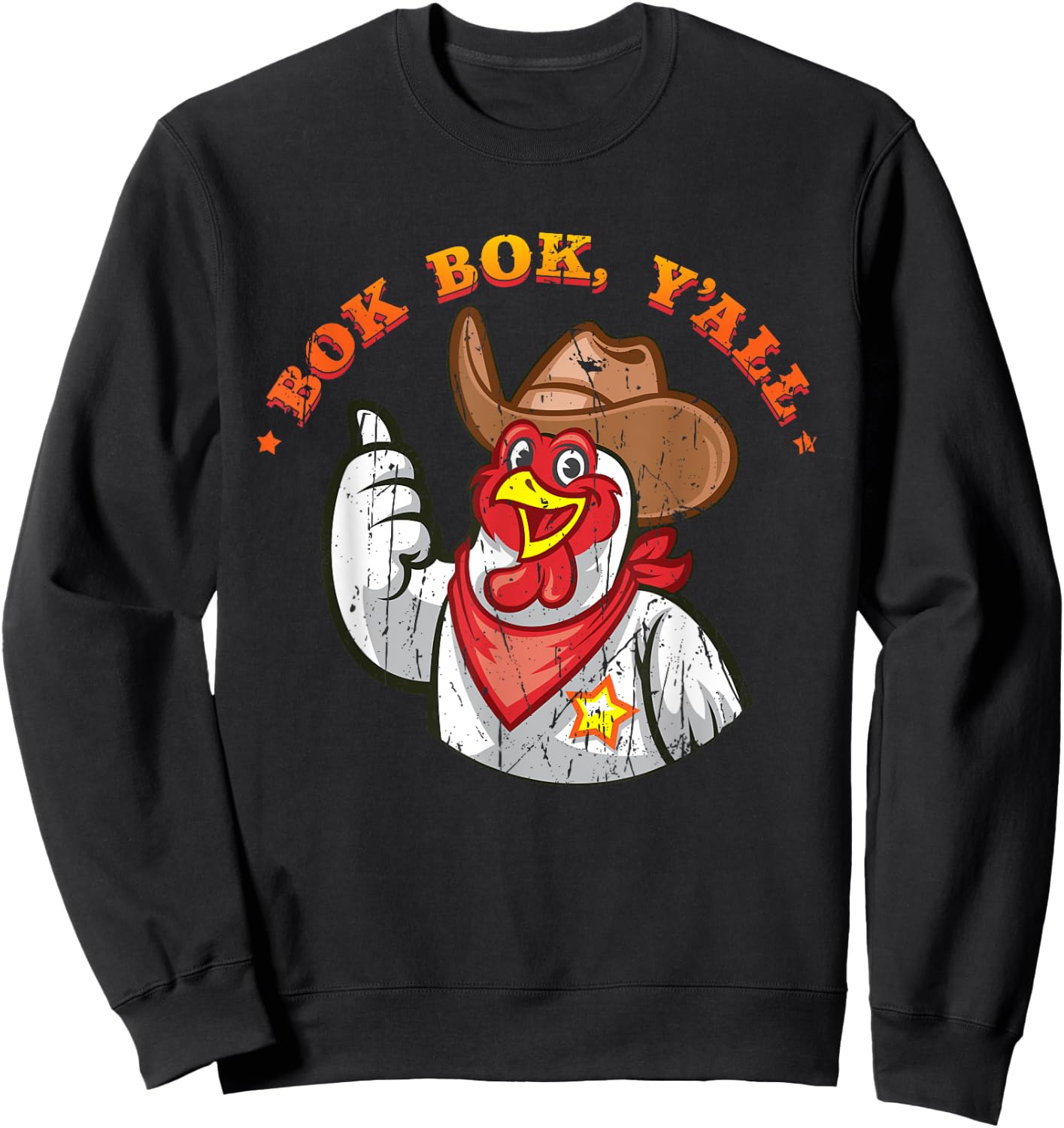 Bok bok, y'all - Chickens Sweatshirt - Sweatshirt | Black
