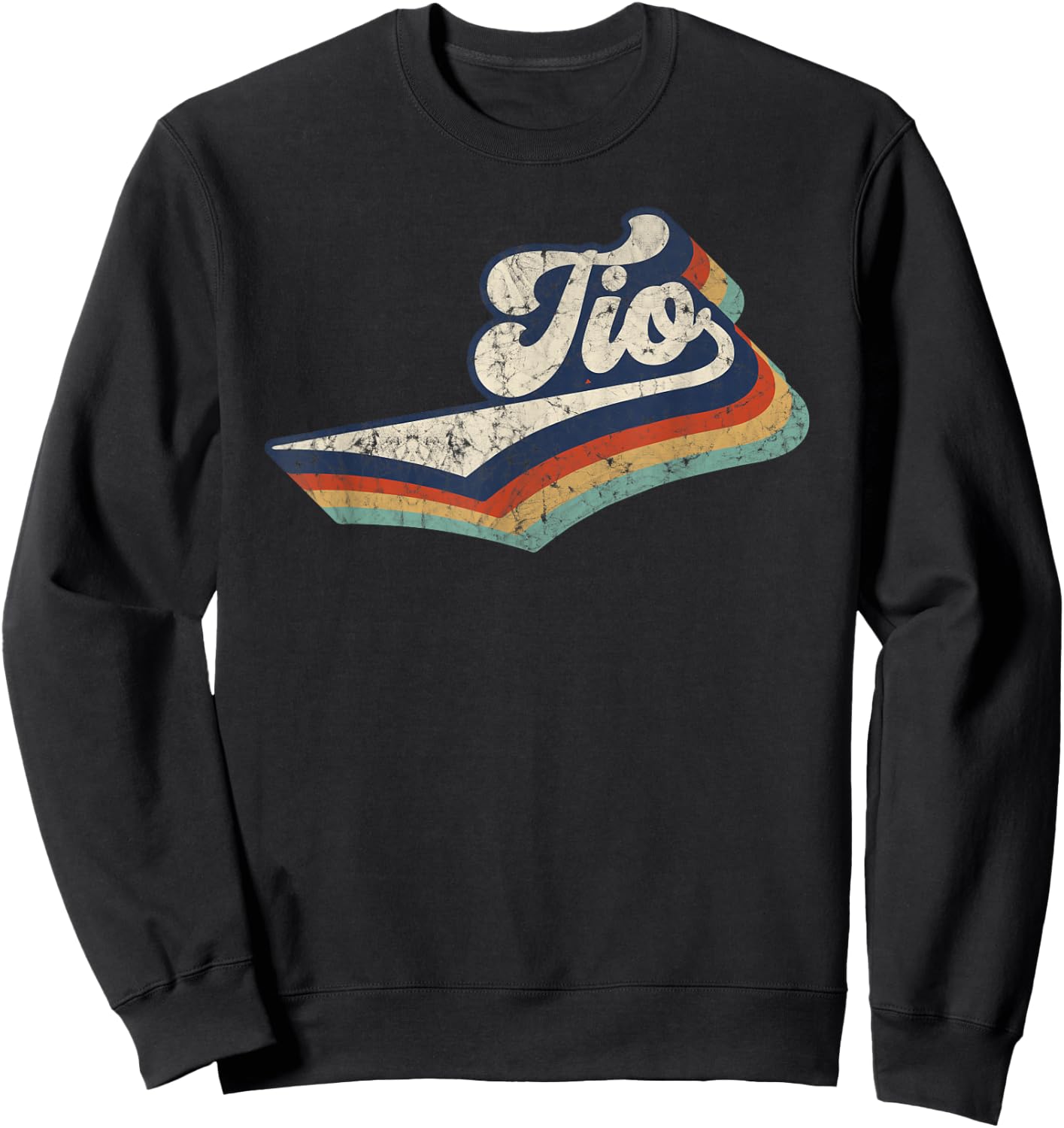 Retro Cute Tio Best Tio Ever Birthday Idea Sweatshirt - Sweatshirt | Black