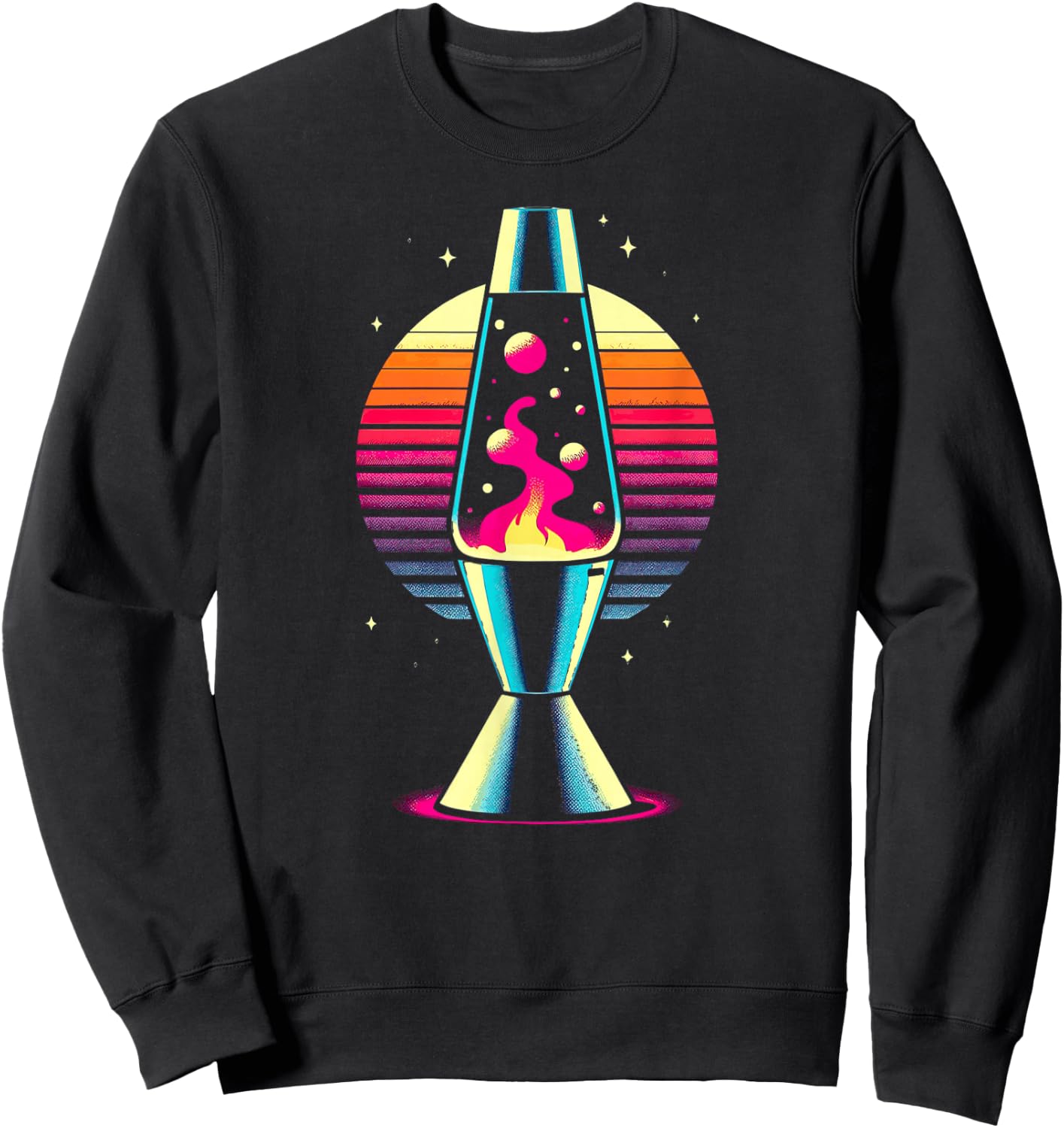 Lava Lamp Retro Sweatshirt - Sweatshirt | Black