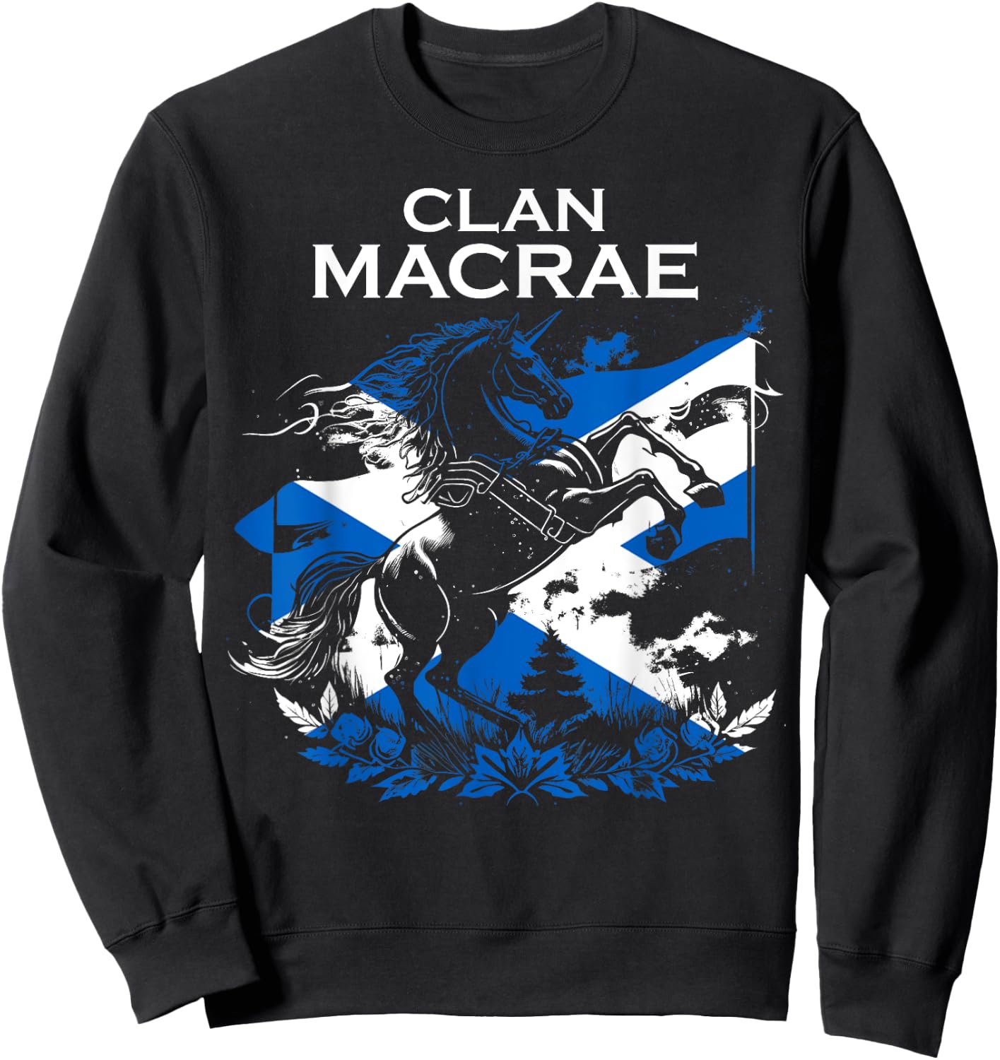 Macrae Clan Family Last Name Scotland Scottish Sweatshirt - Sweatshirt | Black