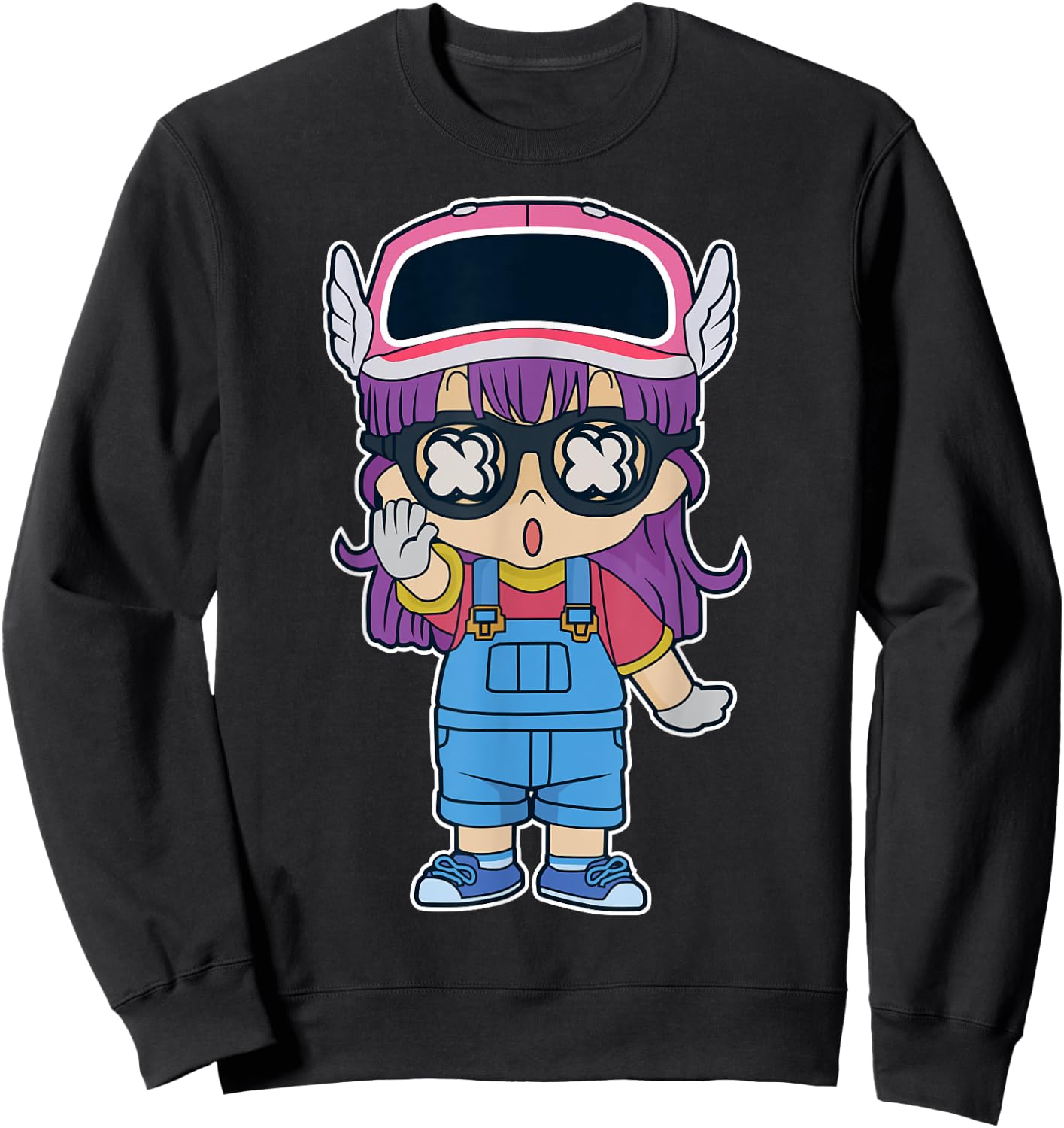 Funny Arale Cartoons Sweatshirt - Sweatshirt | Black