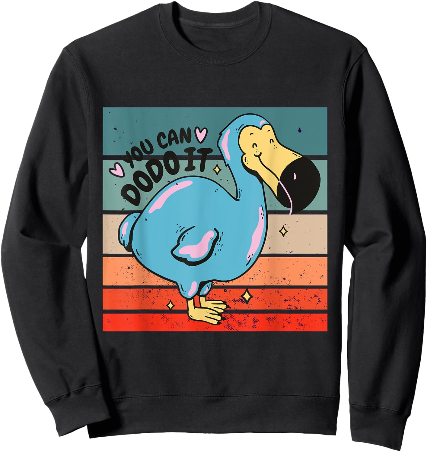 Dodo Bird, You can dodo it, Ornithology flightless Mauritius Sweatshirt - Sweatshirt | Black