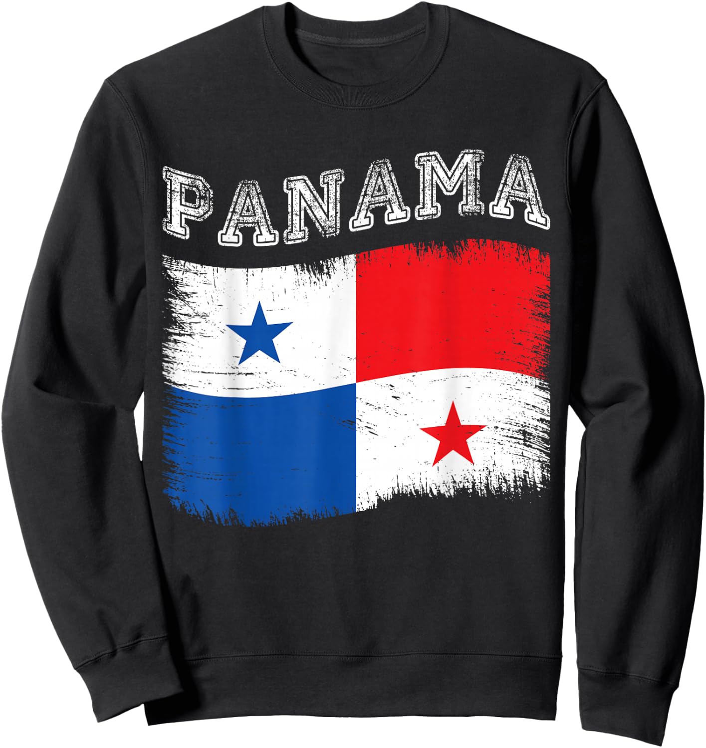 Panamanian Flag Tourist Holiday Destination Panama Flag Sweatshirt - Sweatshirt | Black