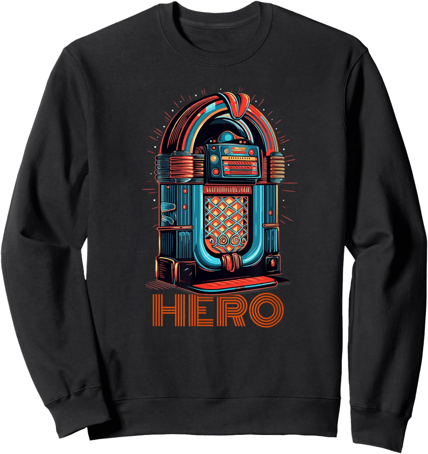 Classic Jukebox Hero Lover Sweatshirt - Sweatshirt | Black