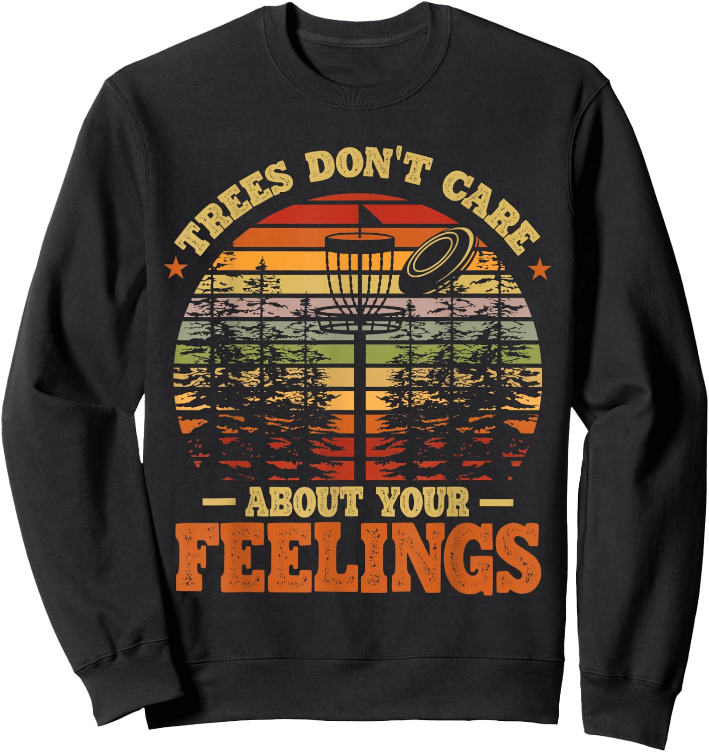 Frisbee Golf Disc Golf Funny Sweatshirt - Sweatshirt | Black