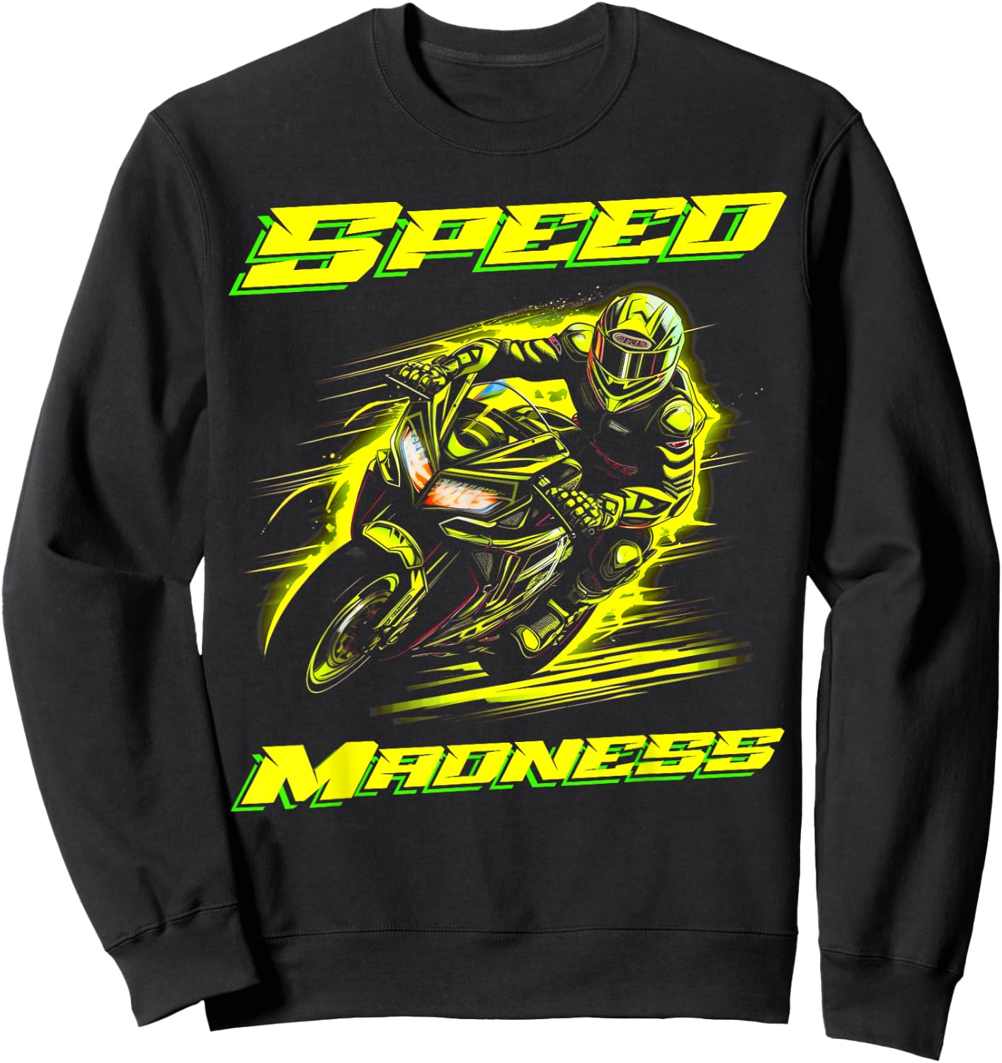 Racing Motorbike Sweatshirt - Sweatshirt | Black