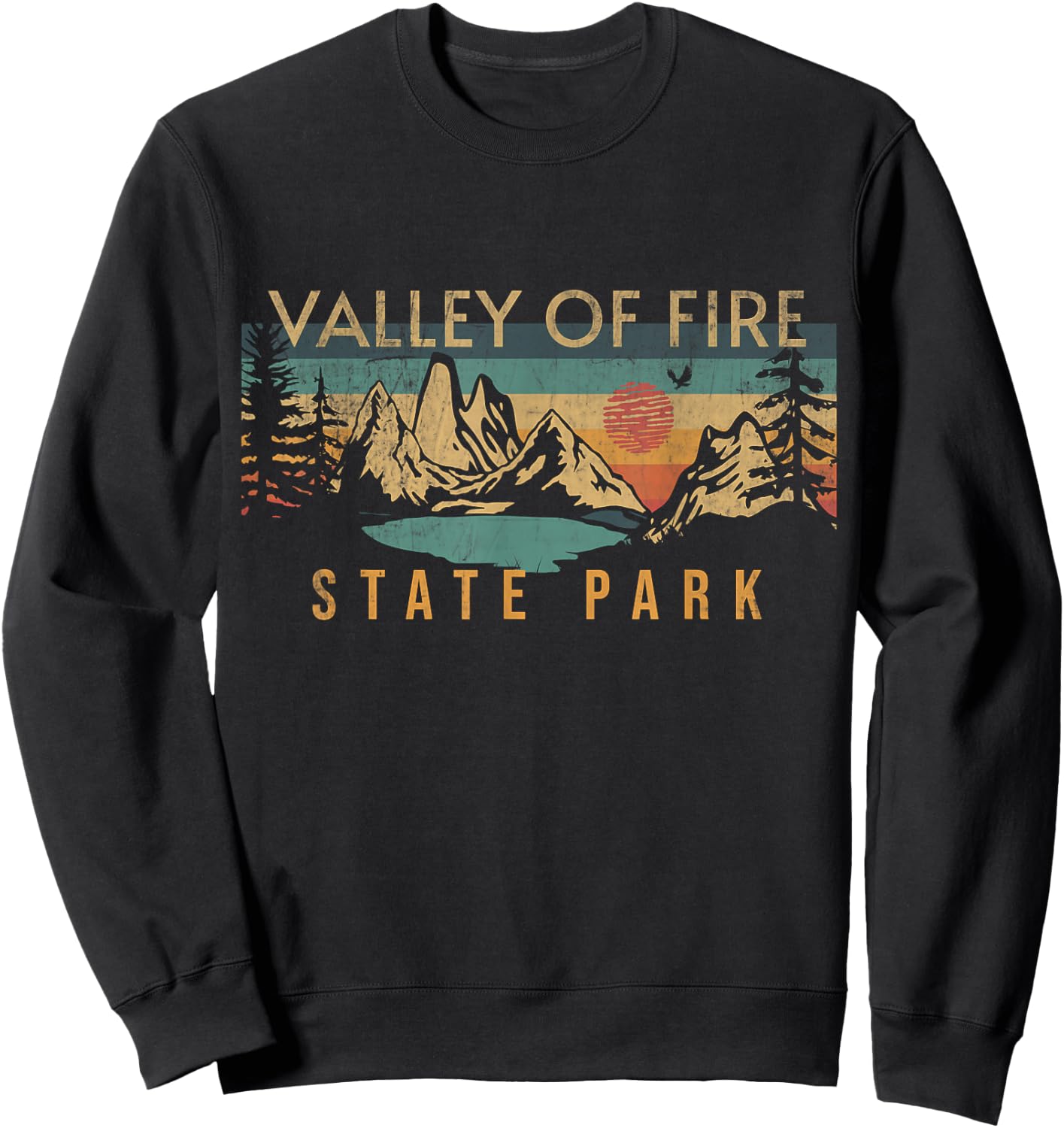 Valley Of Fire State Park Sweatshirt - Sweatshirt | Black