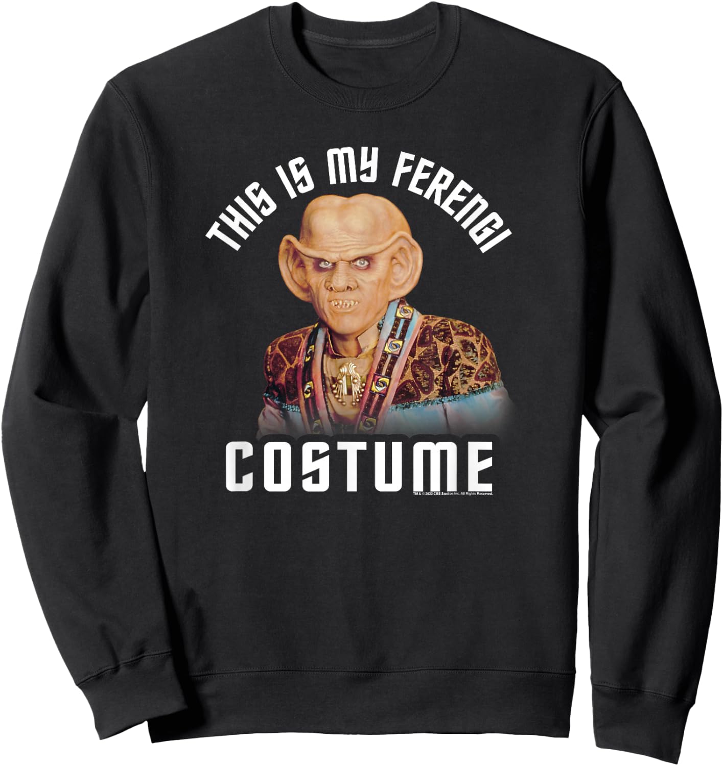 Star Trek Halloween This Is My Ferengi Costume Sweatshirt - Sweatshirt | Black
