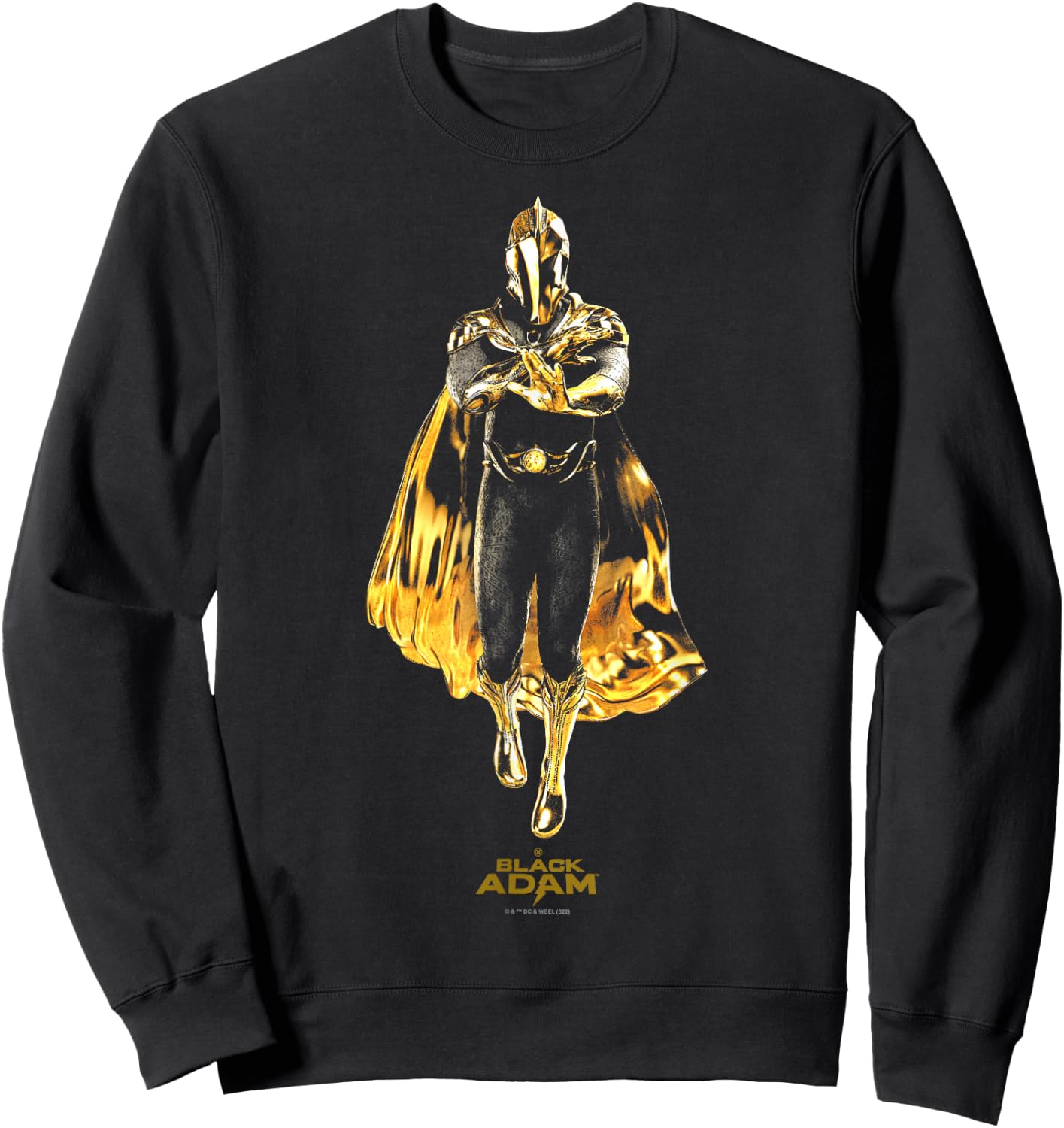 Black Adam Dr. Fate Shadowed Pose Poster Sweatshirt - Sweatshirt | Black
