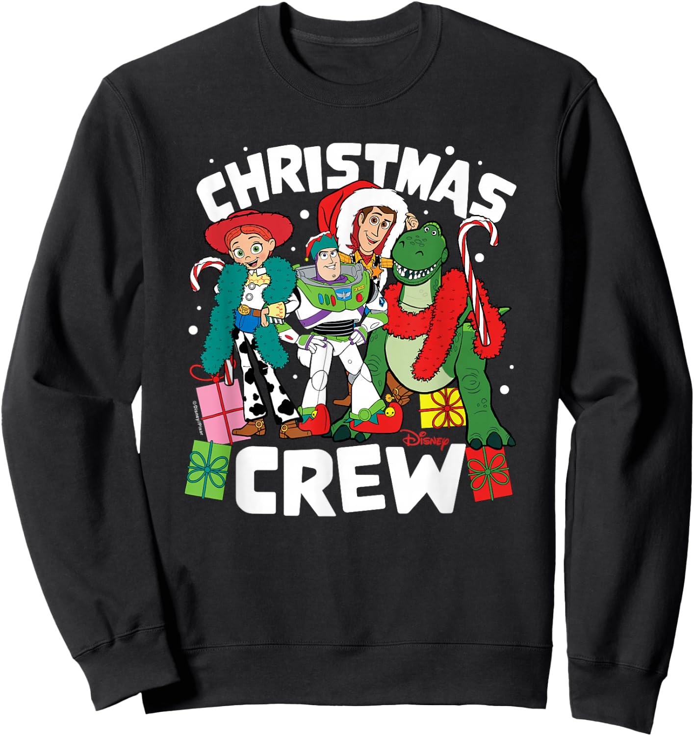 Toy Story 4 - Christmas Crew Sweatshirt - Sweatshirt | Black