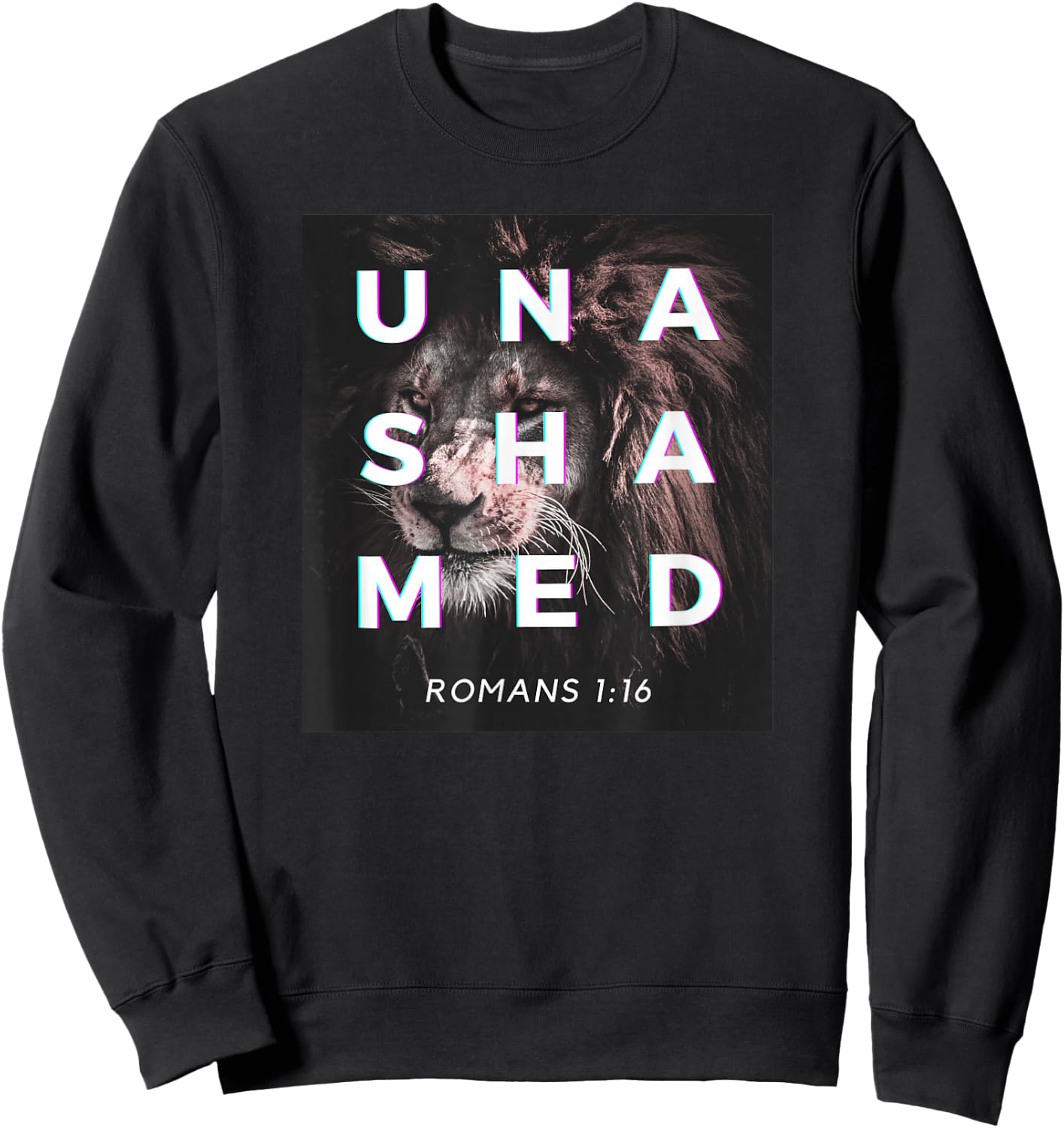 Hail Lion of Judah, Unashamed of the Gospel, Romans 116 Sweatshirt - Sweatshirt | Black
