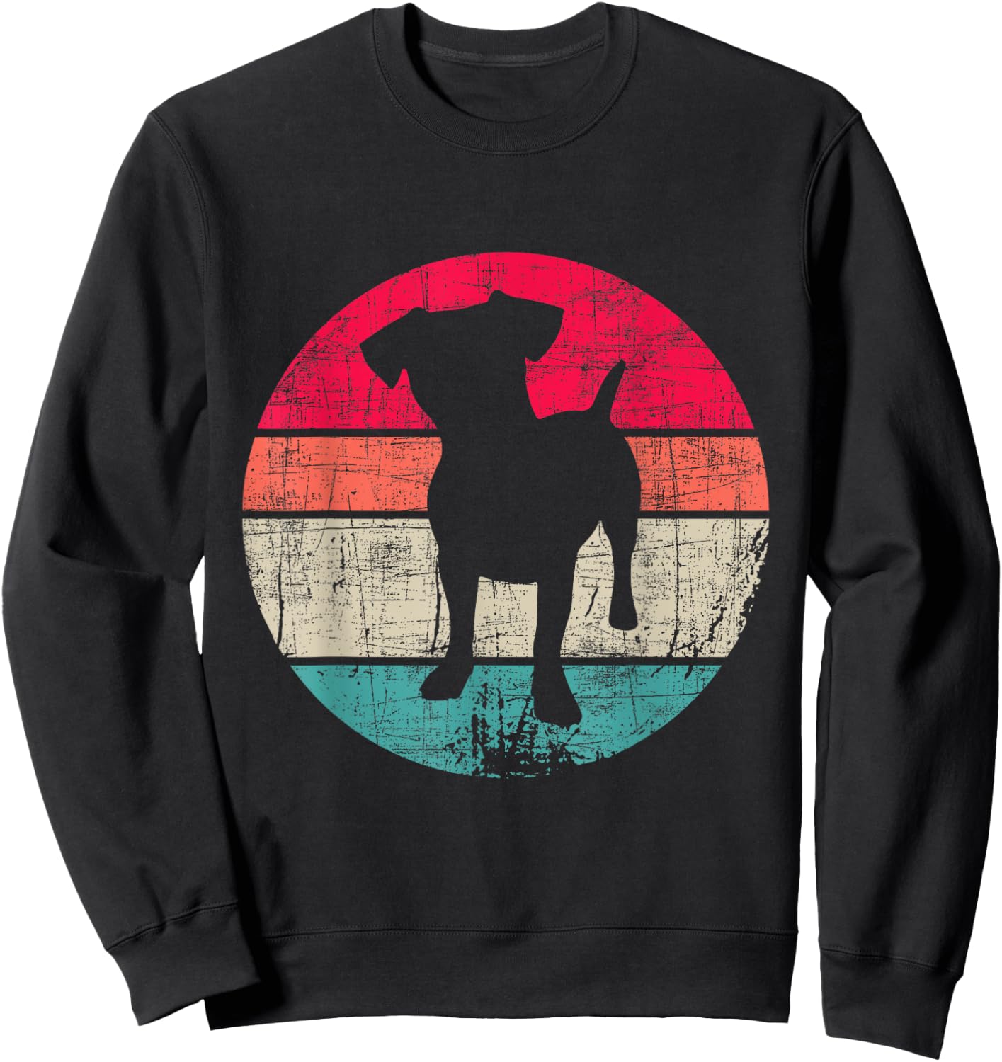 Vintage Jack Russell Terrier Dog - Pet Owner Animal Lover Sweatshirt - Sweatshirt | Black