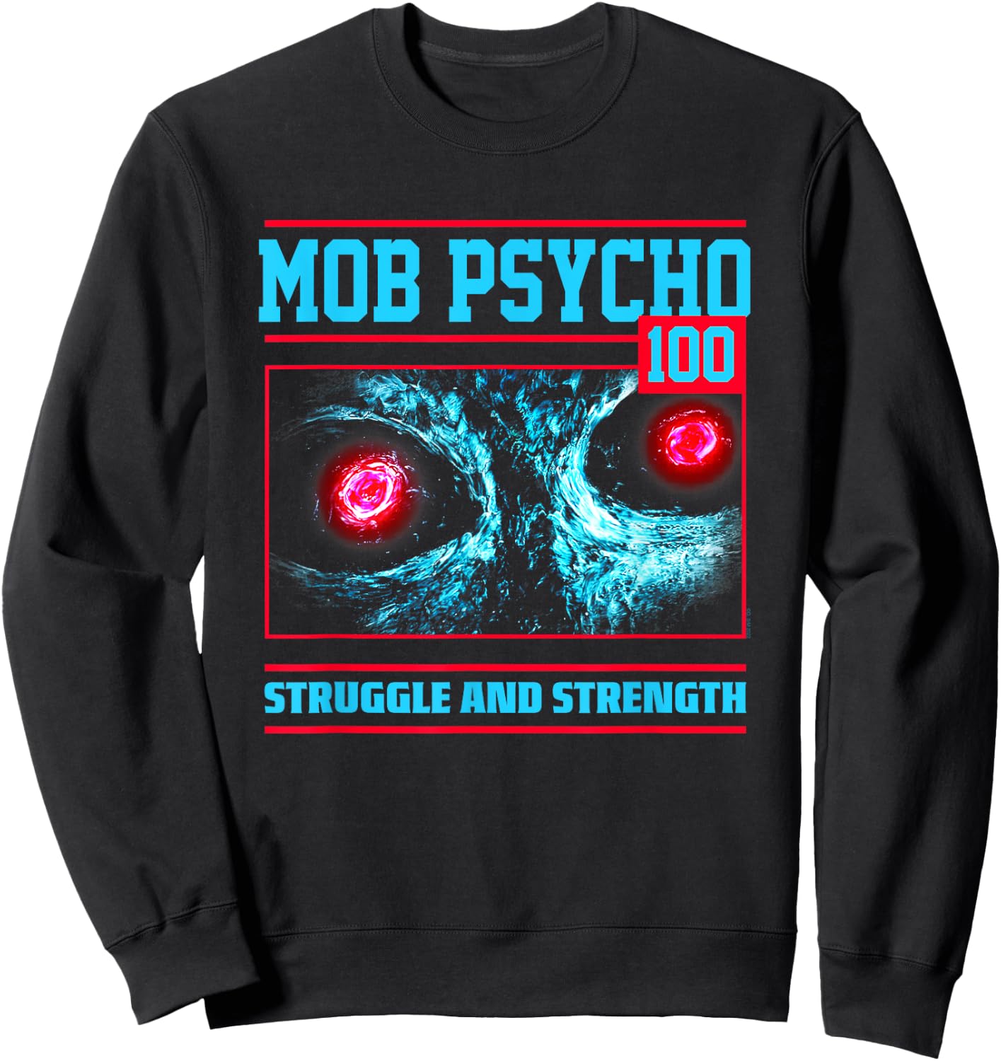 Mob Psycho 100 Struggle and Strength Sweatshirt - Sweatshirt | Black