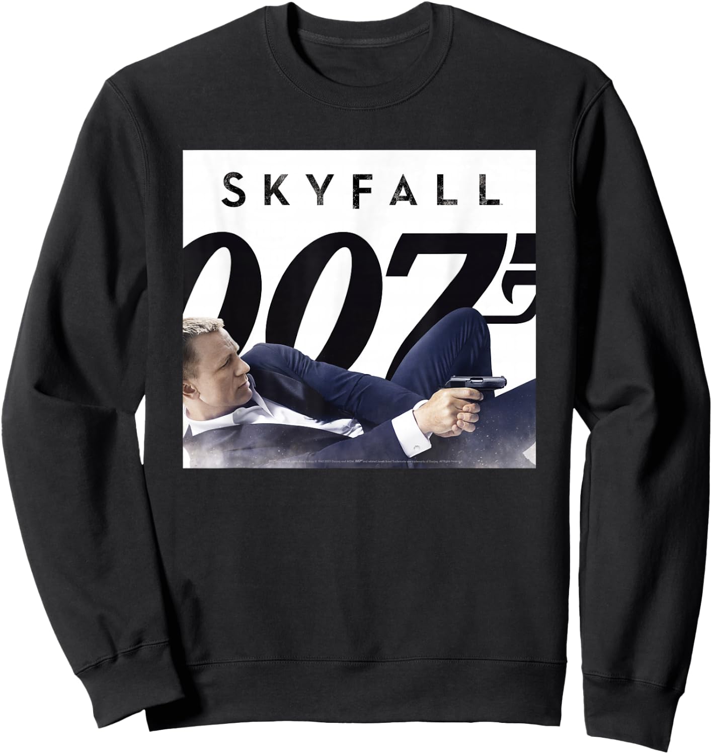 Official James Bond 007 Skyfall Sweatshirt - Sweatshirt | Black