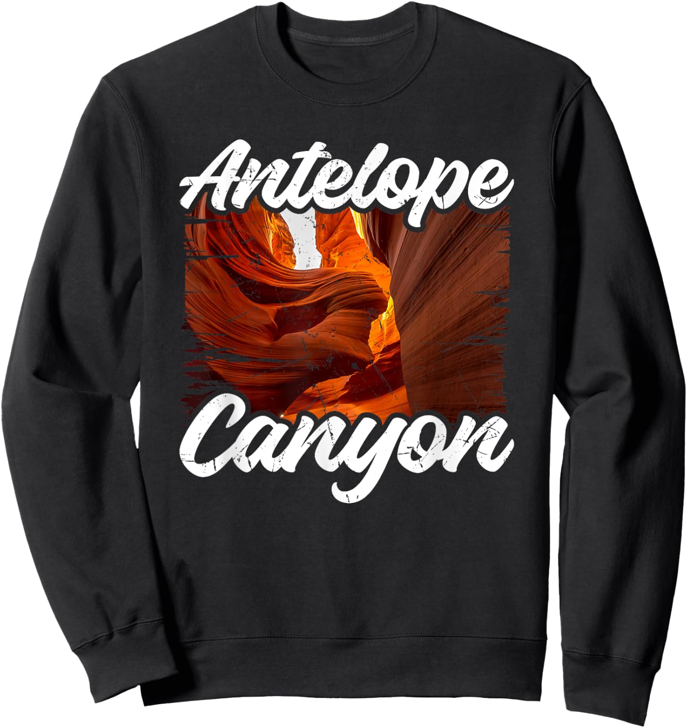 Antelope Canyon Arizona Tourist Souvenir Family Vacation Sweatshirt - Sweatshirt | Black