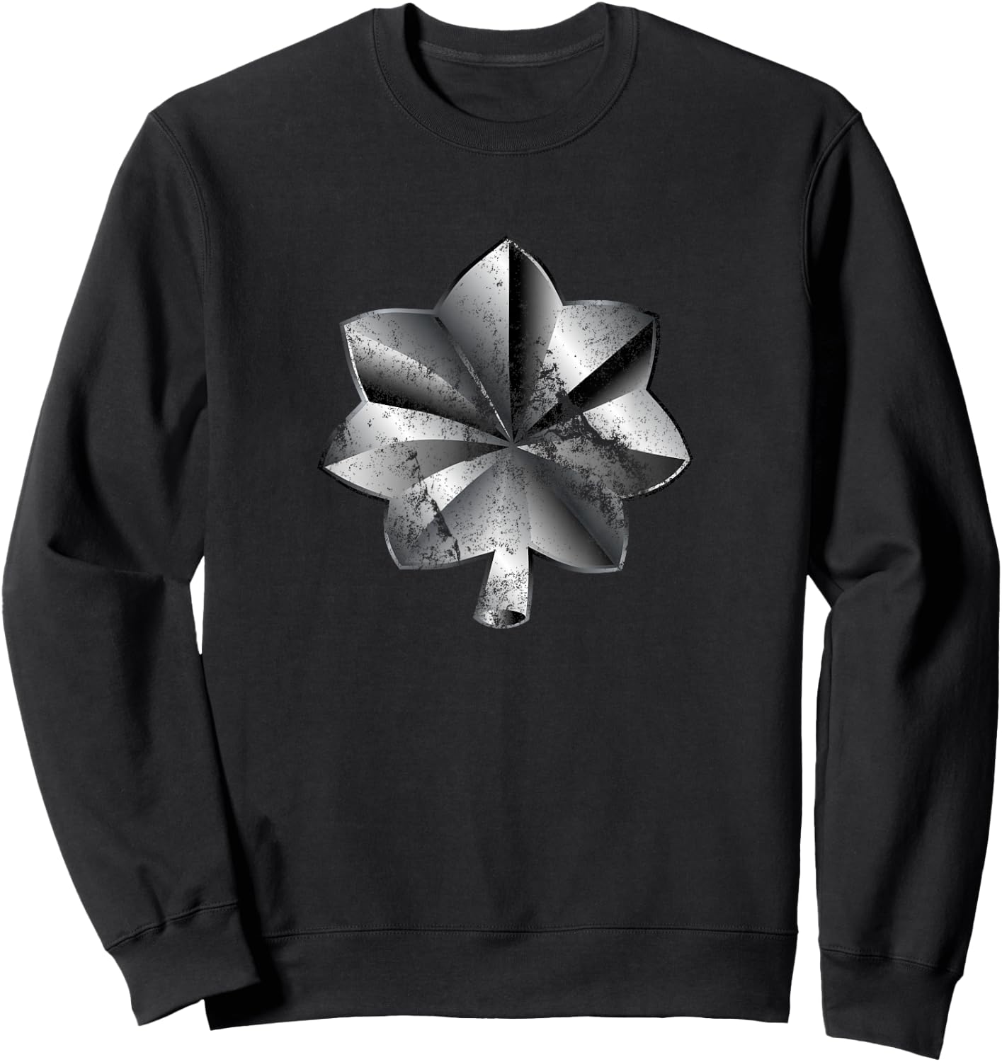 US Army Rank - Lieutenant Colonel (O-5) - LTC Vintage Look Sweatshirt - Sweatshirt | Black