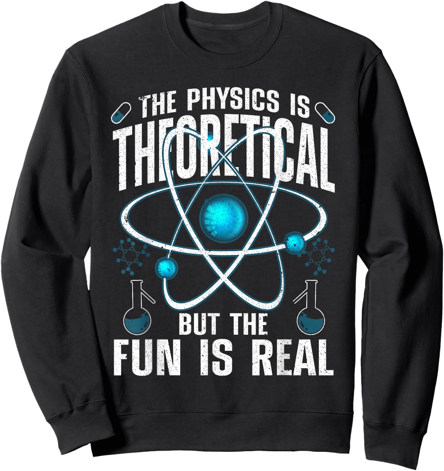 Cool Physics Women Theoretical Physics Science Lover Sweatshirt - Sweatshirt | Black