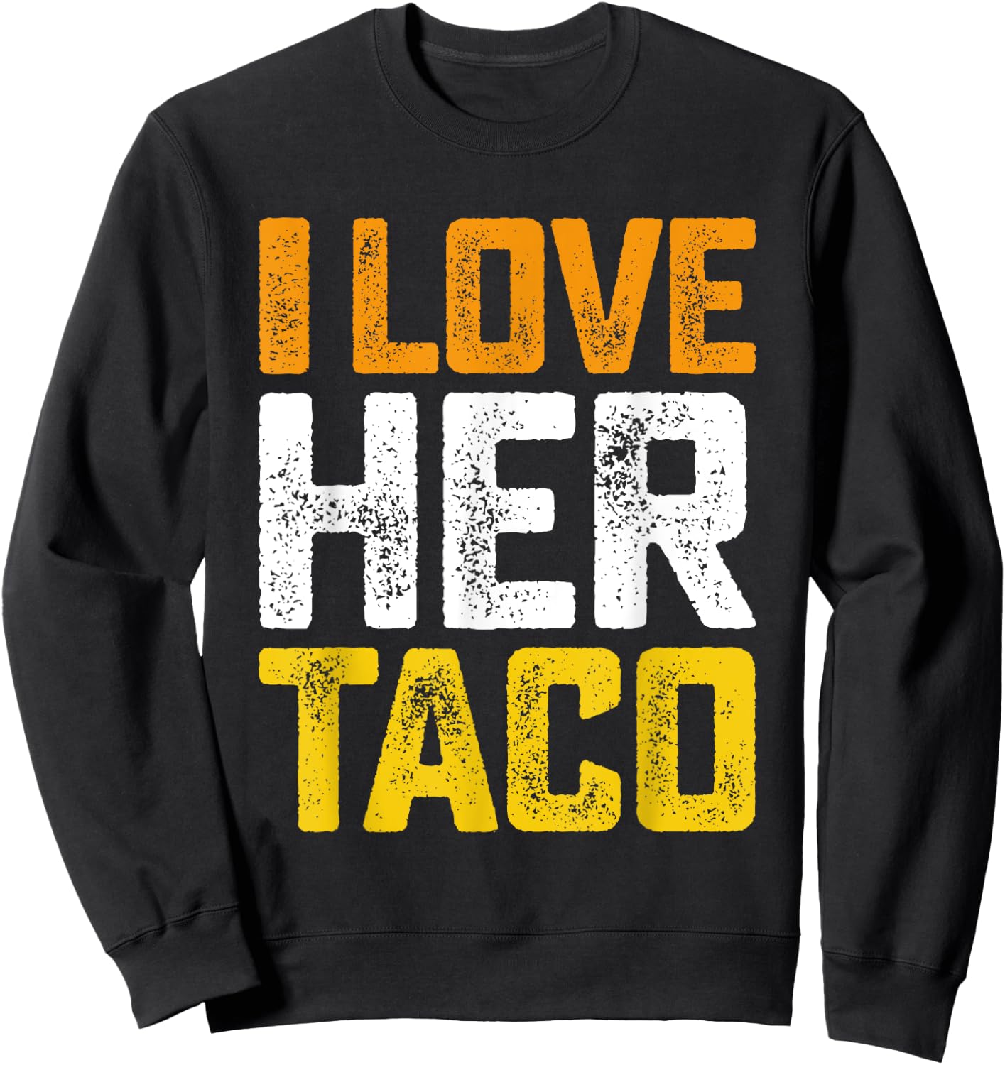 Sausage Taco Matching Couple Costumes Halloween Funny Sweatshirt - Sweatshirt | Black