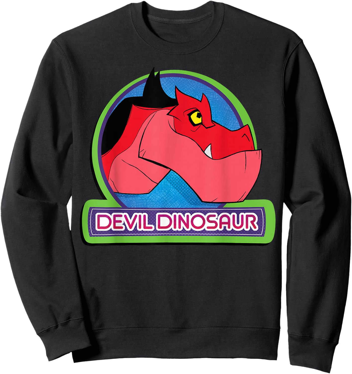 Marvel Moon Girl and Devil Dinosaur Dino Profile Sweatshirt - Sweatshirt | Black