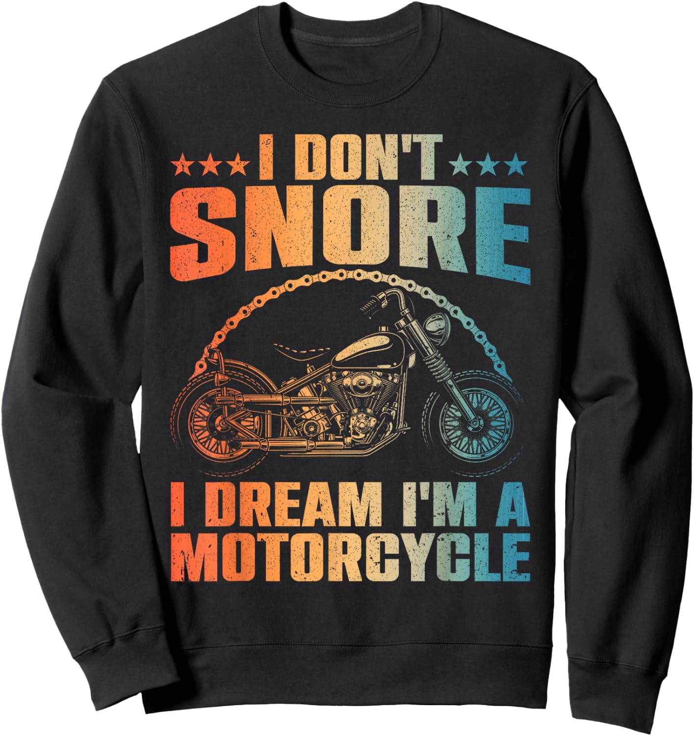 Funny Motorcycle Women Dad Biker Rider Bike Lovers Sweatshirt - Sweatshirt | Black