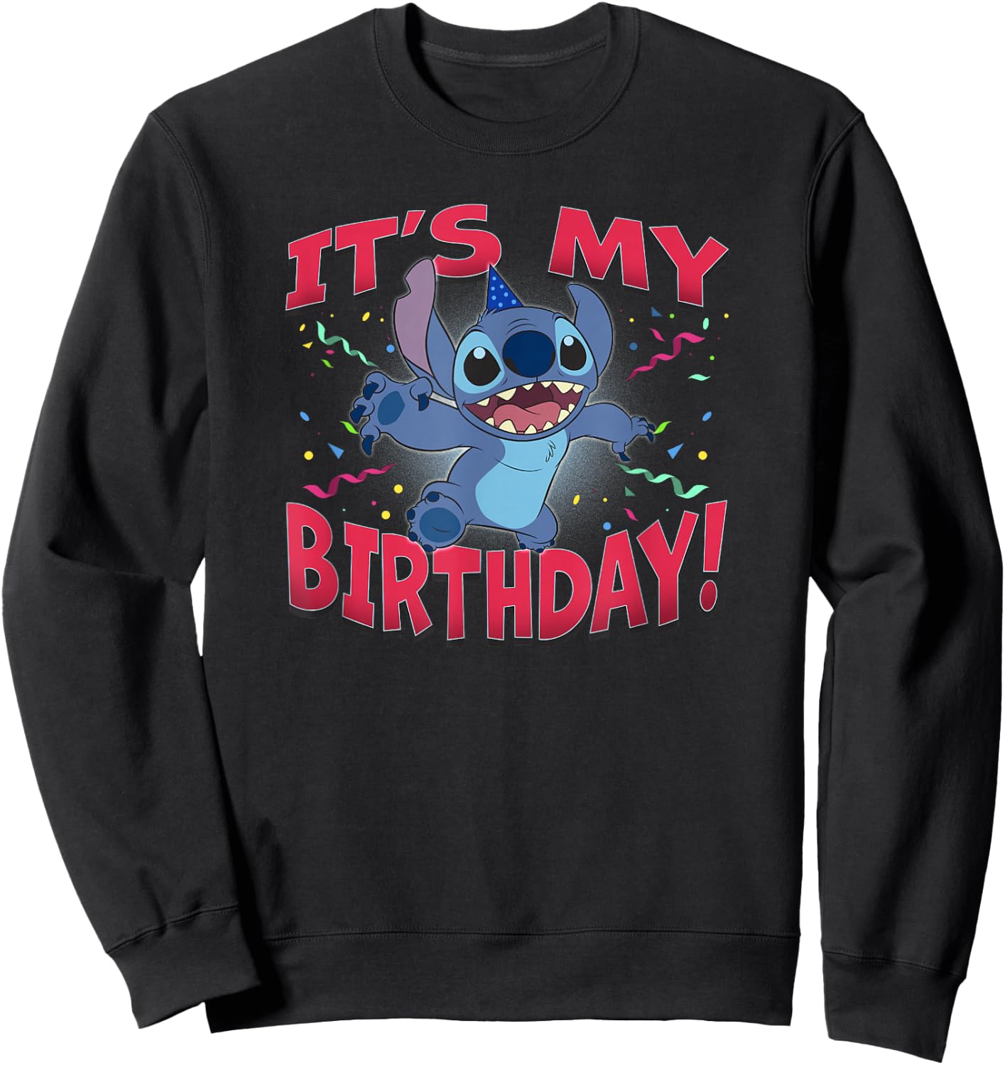 Disney Lilo & Stitch It's My Birthday! Sweatshirt - Sweatshirt | Black