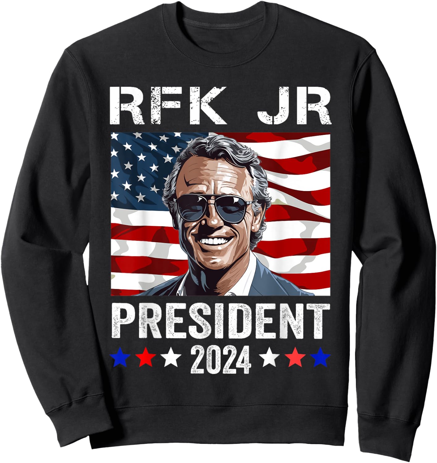 RFK JR For President 2024 Robert Kennedy Jr 24 Sweatshirt - Sweatshirt | Black
