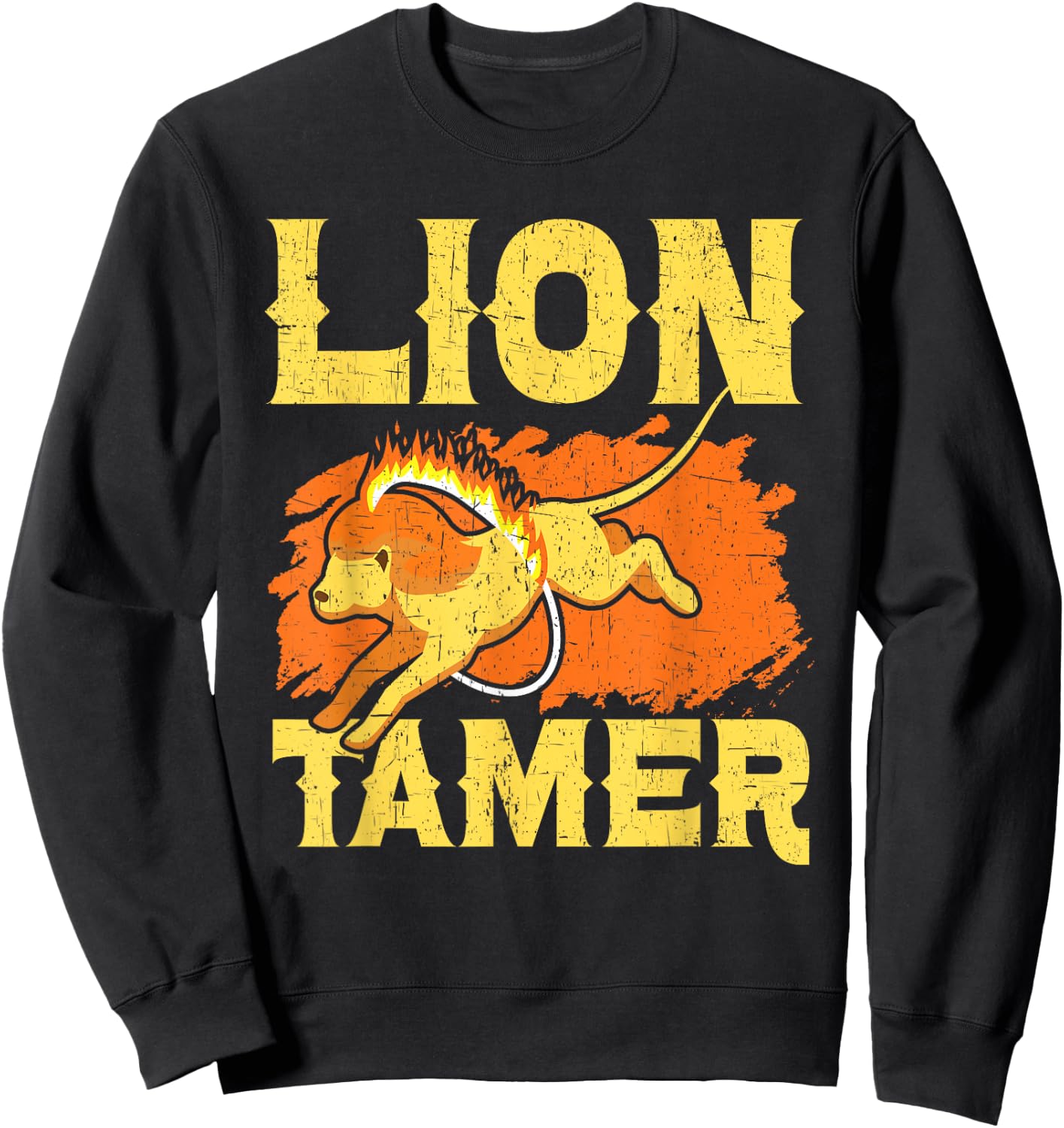 Lion Tamer Circus Staff Costume Carnival Theme Party Sweatshirt - Sweatshirt | Black