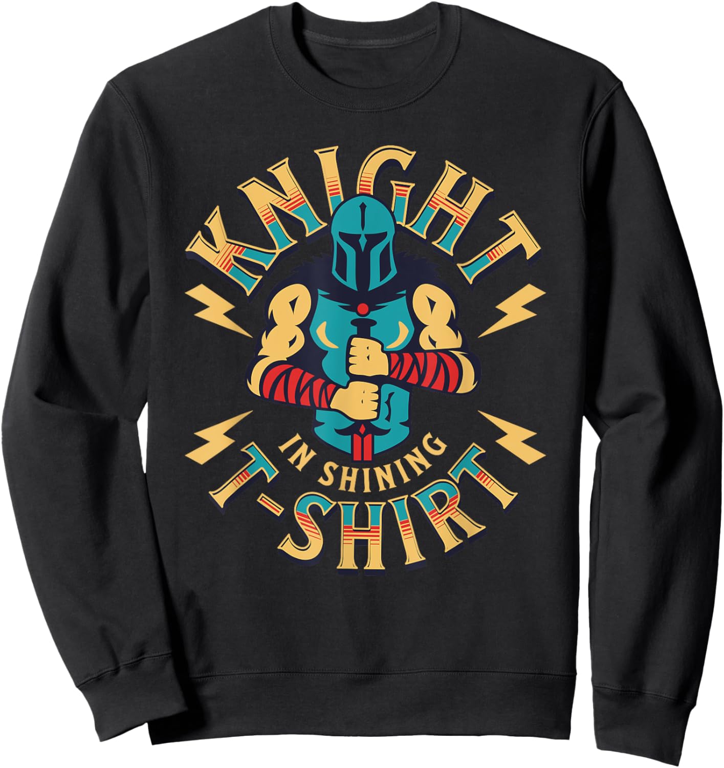 Knight In Shining Armor Renaissance Faire Fair Medieval Boys Sweatshirt - Sweatshirt | Black