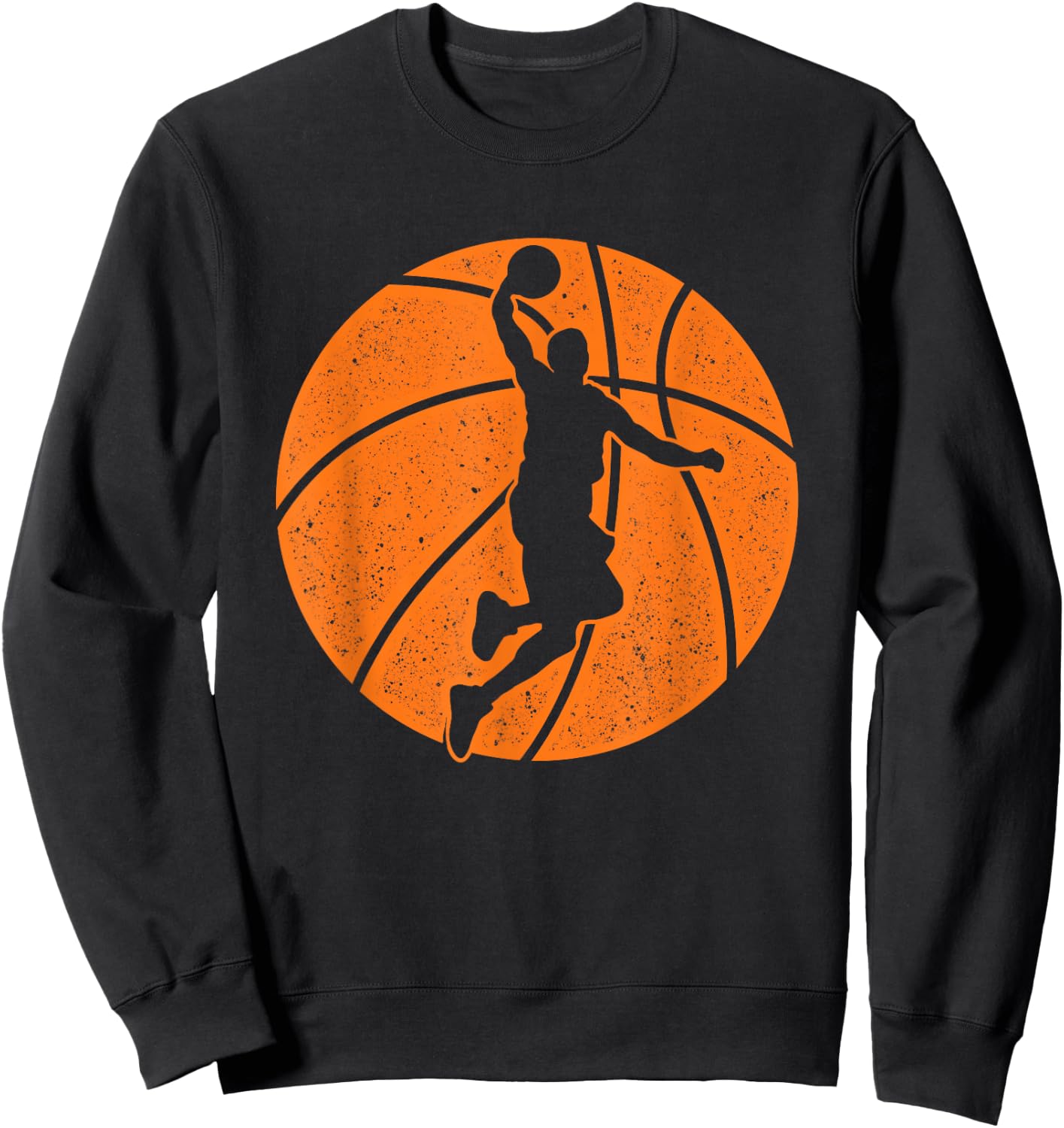 Basketball Dunk - Ball Shooting Sports Game Trainer Sweatshirt - Sweatshirt | Black