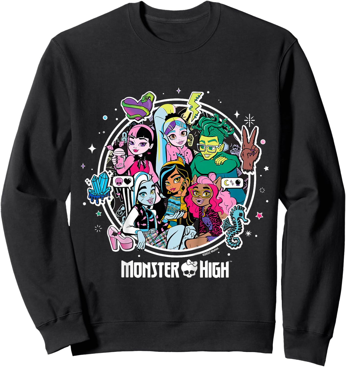 Monster High - MH Students Sweatshirt - Sweatshirt | Black