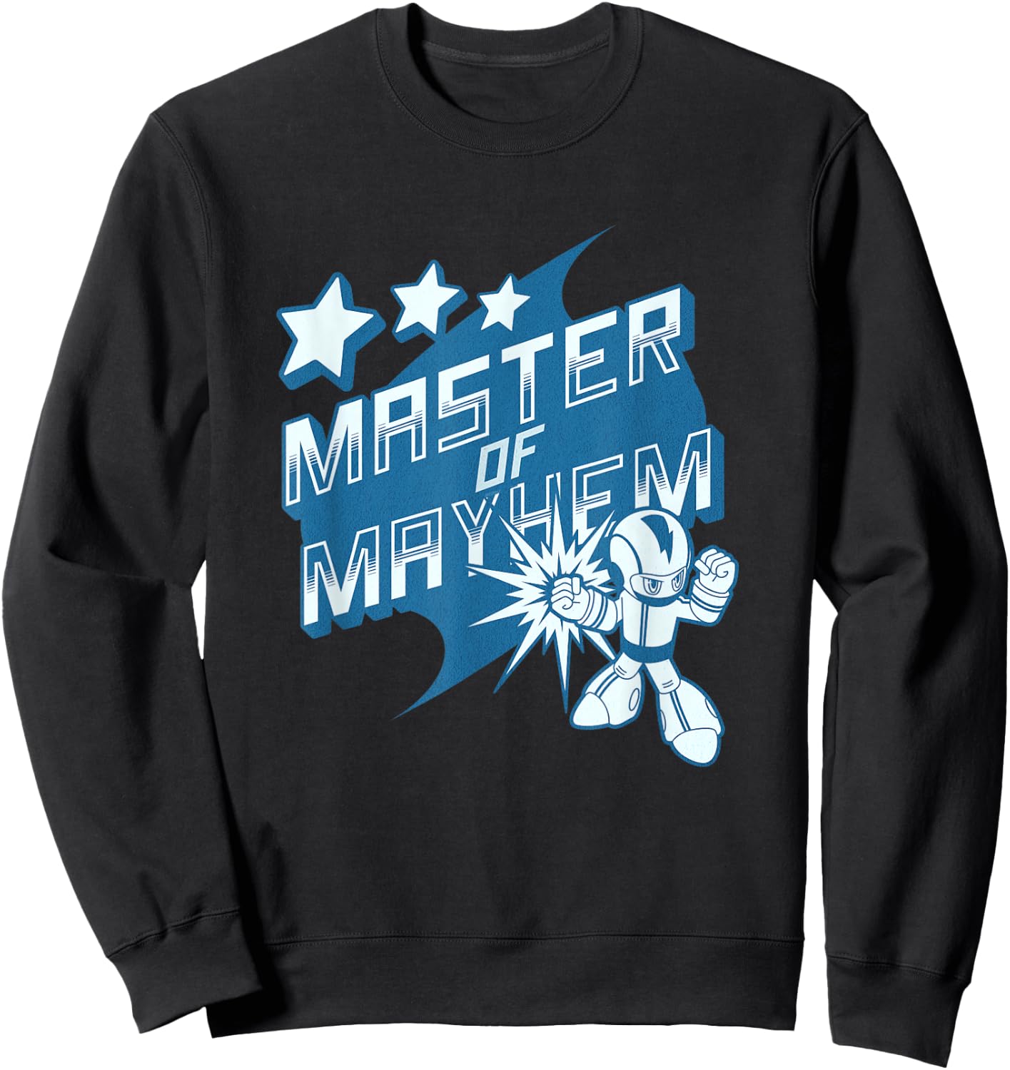 Gamer Master of Mayhem Casual Comfortable and Funny Sweatshirt - Sweatshirt | Black