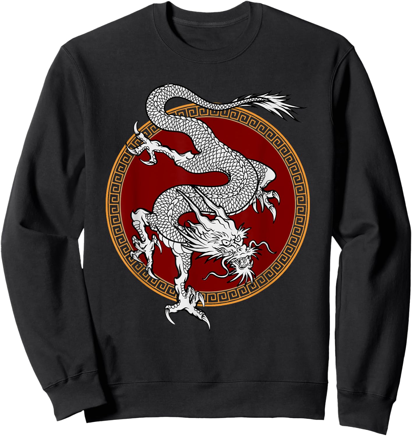 Yin Yan Chinese New Year 2024 Year of The Dragon 2024 Sweatshirt - Sweatshirt | Black