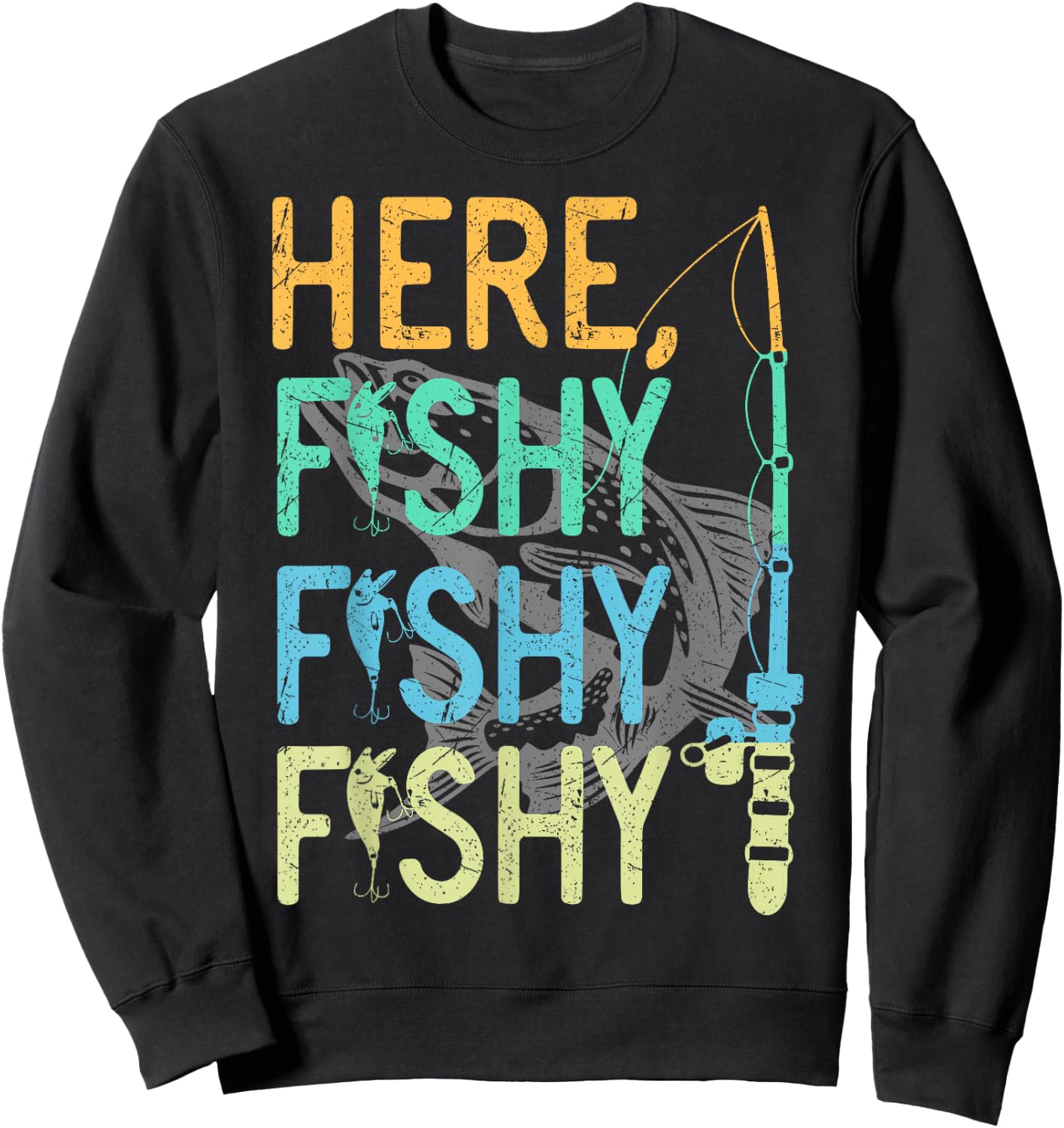Sarcasm Quotes Hobbies Funny Fishing Gifts Fisherman Sweatshirt - Sweatshirt | Black