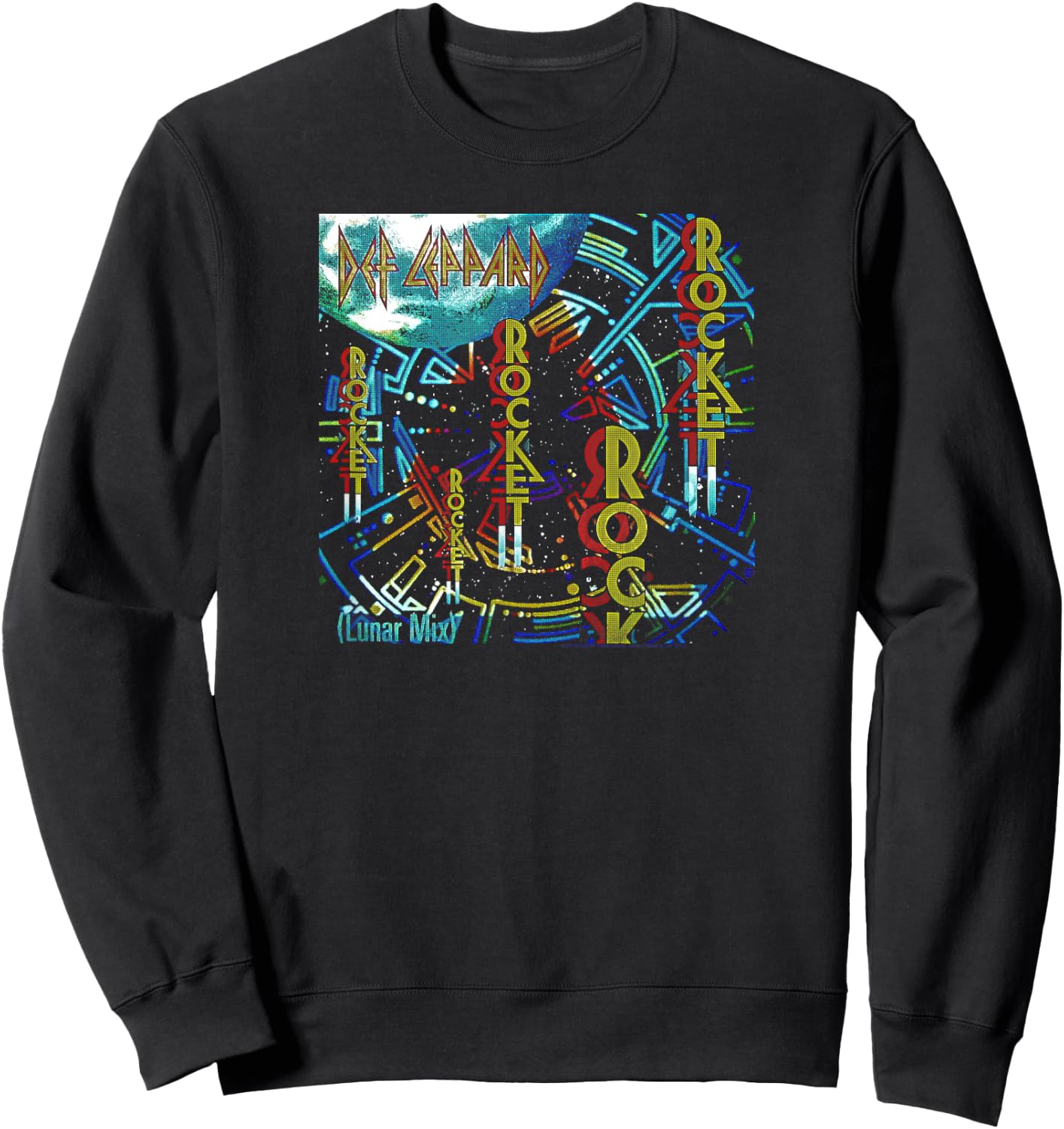 Def Leppard - Rocket Sweatshirt - Sweatshirt | Black