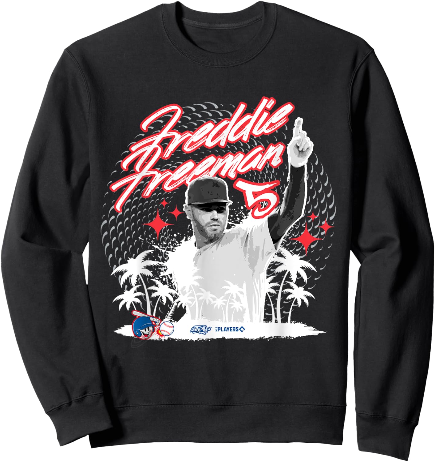 Freddie Freeman Los Angeles Baseball Sket One x MLB Players Sweatshirt - Sweatshirt | Black