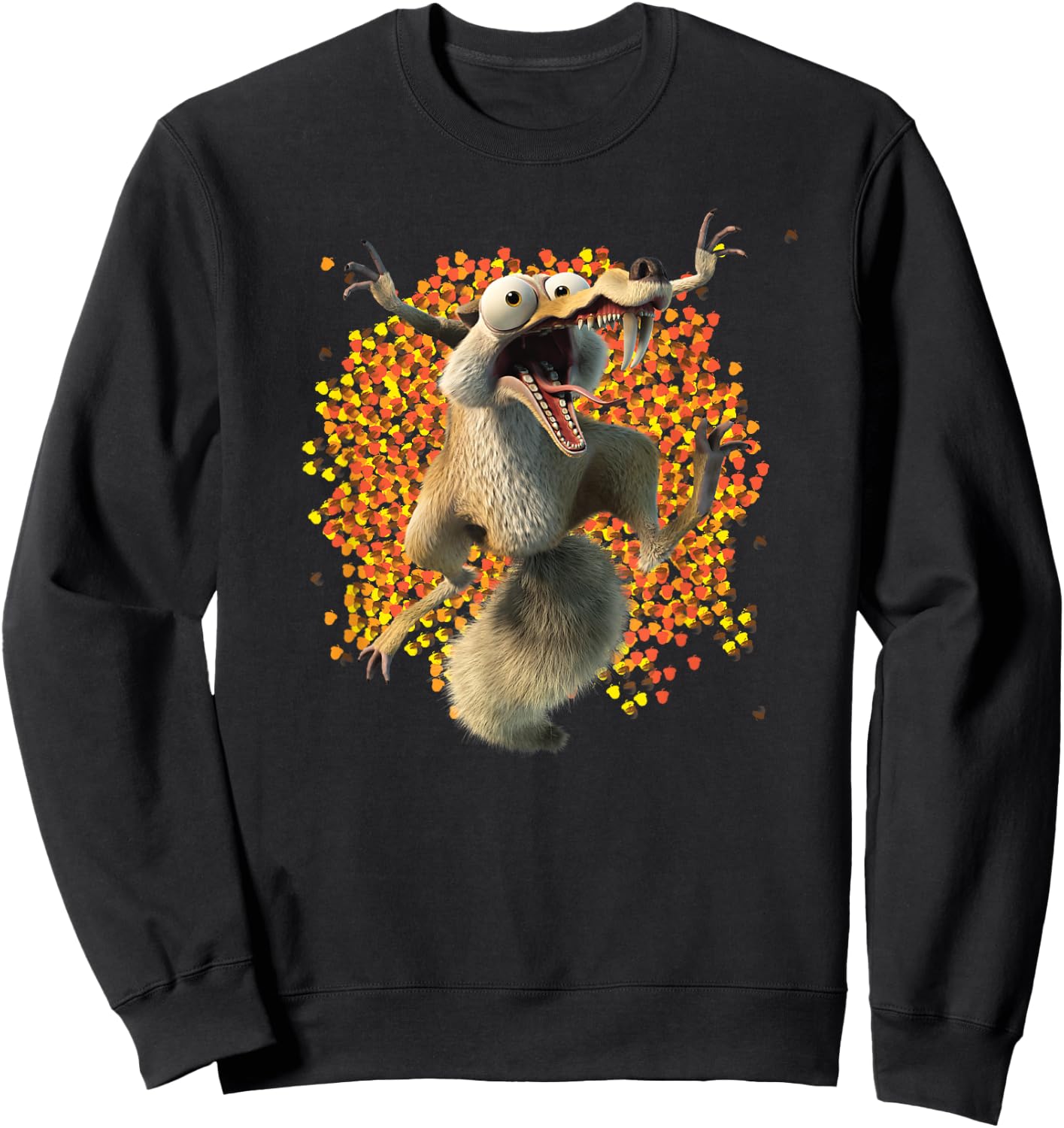 20th Century Fox Ice Age Scrat Acorn Avalanche Sweatshirt - Sweatshirt | Black