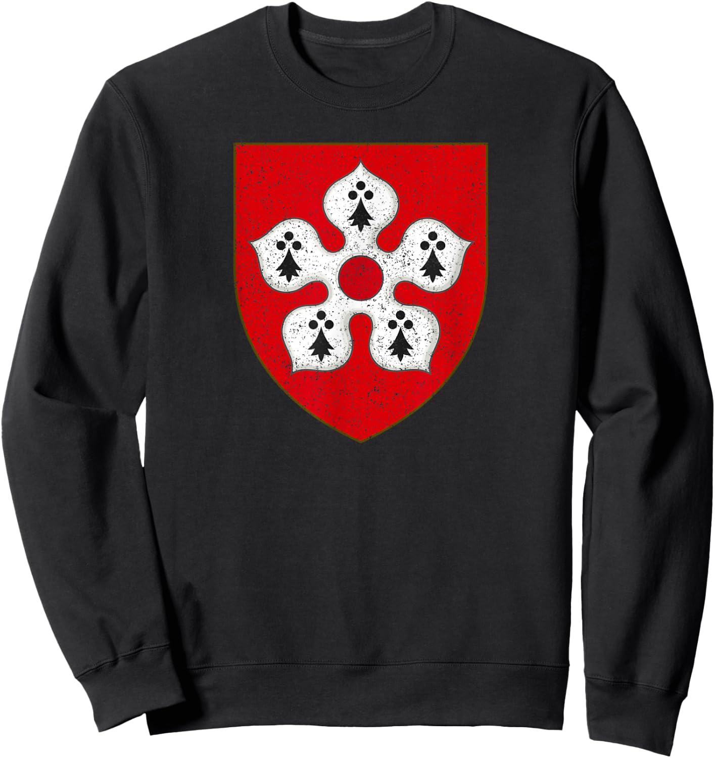 Leicester City Flag East Midlands England Sweatshirt - Sweatshirt | Black