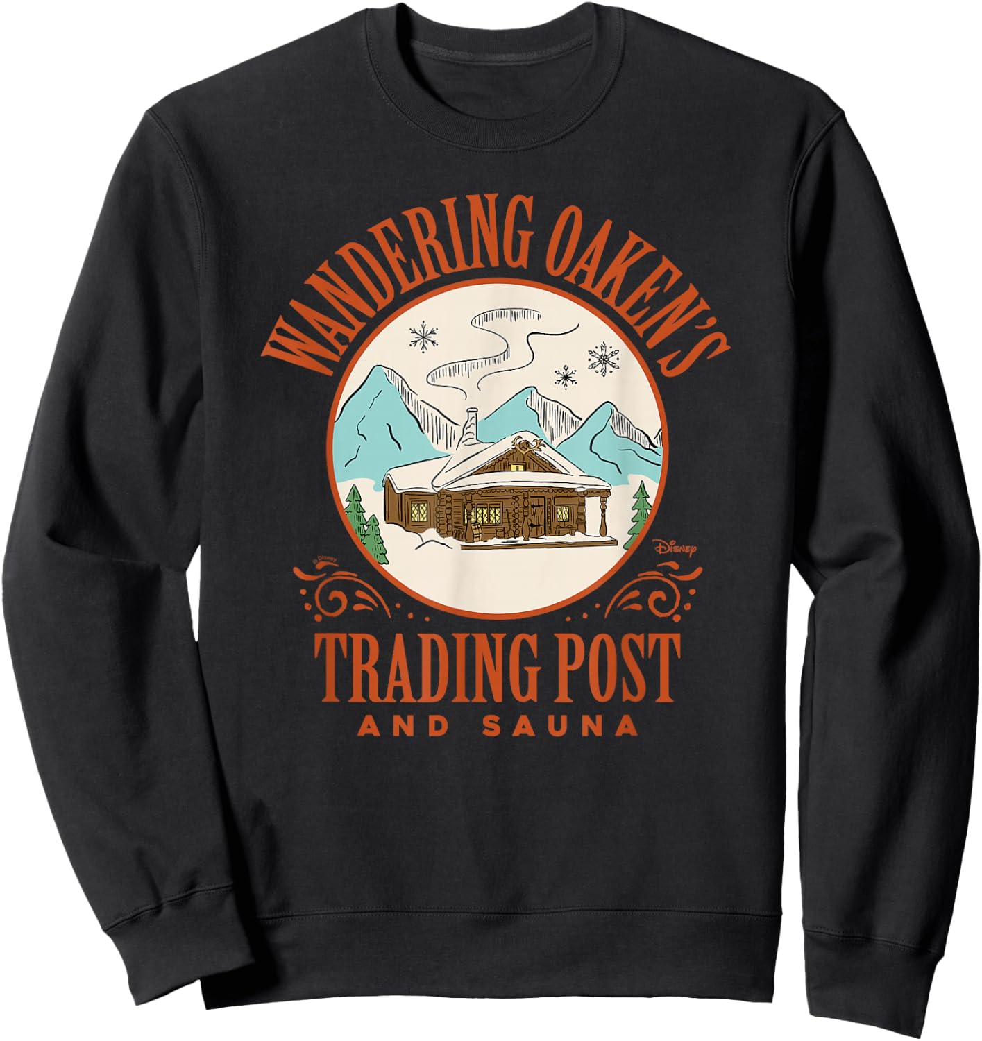Frozen - Wandering Oaken's Trading Post & Sauna Sweatshirt - Sweatshirt | Black