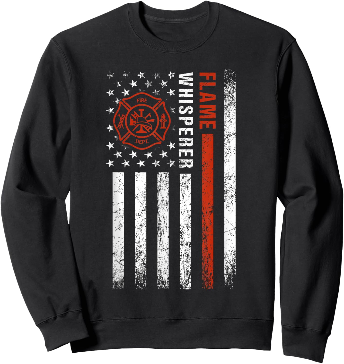 Funny Firefighting Fireman - Volunteer Firefighters Sweatshirt - Sweatshirt | Black