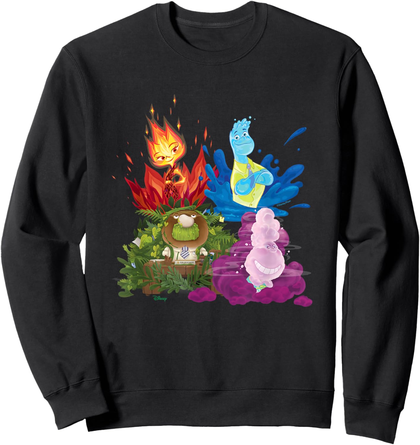 Elemental - Ember Lumen Wade Ripple Clod Gale Cumulus Group Sweatshirt - Sweatshirt | Black