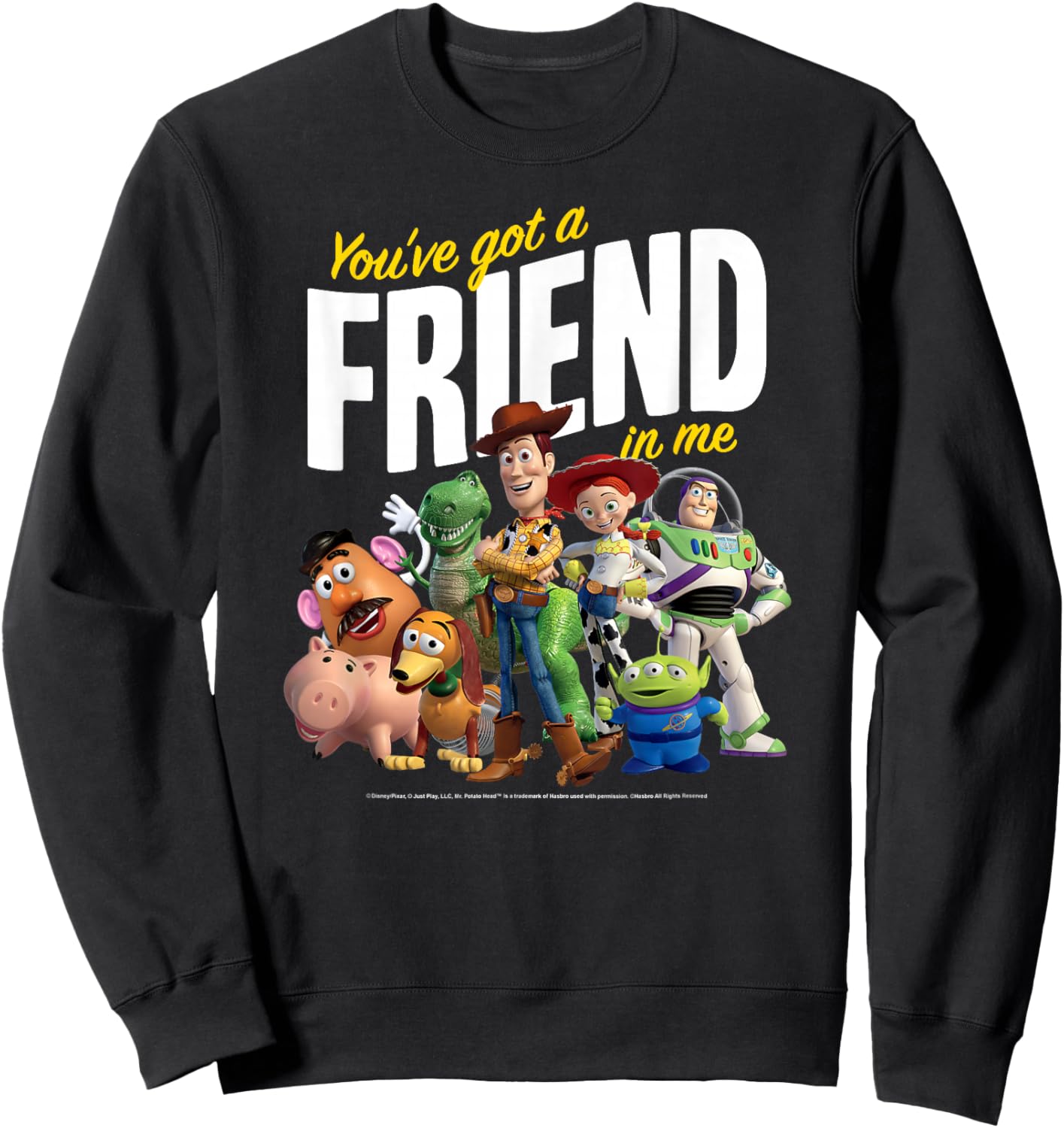 Toy Story - You've Got a Friend in Me Sweatshirt - Sweatshirt | Black