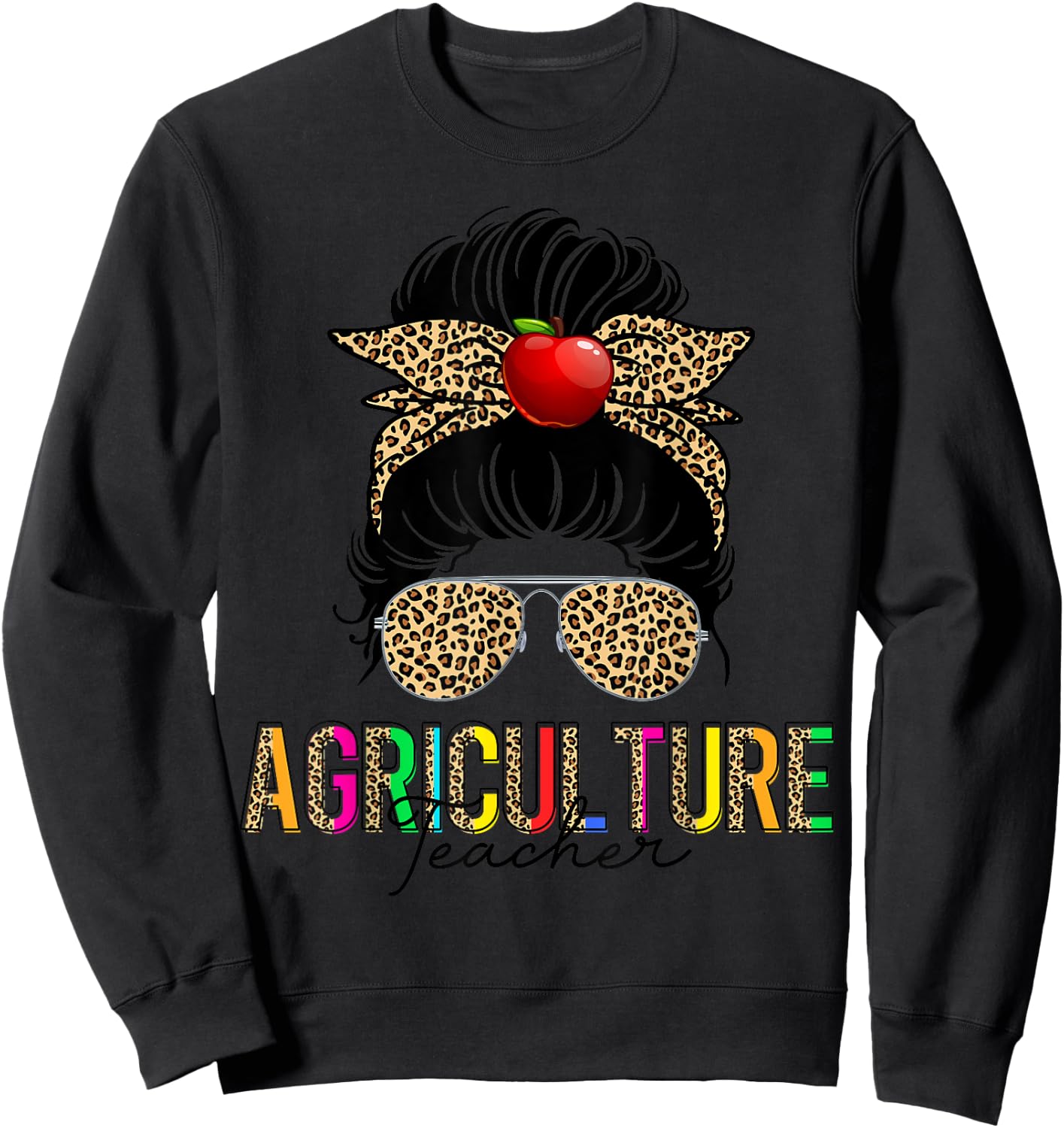 Agriculture Teachers Squad AG Teacher Back To School Men Women Sweatshirt - Sweatshirt | Black