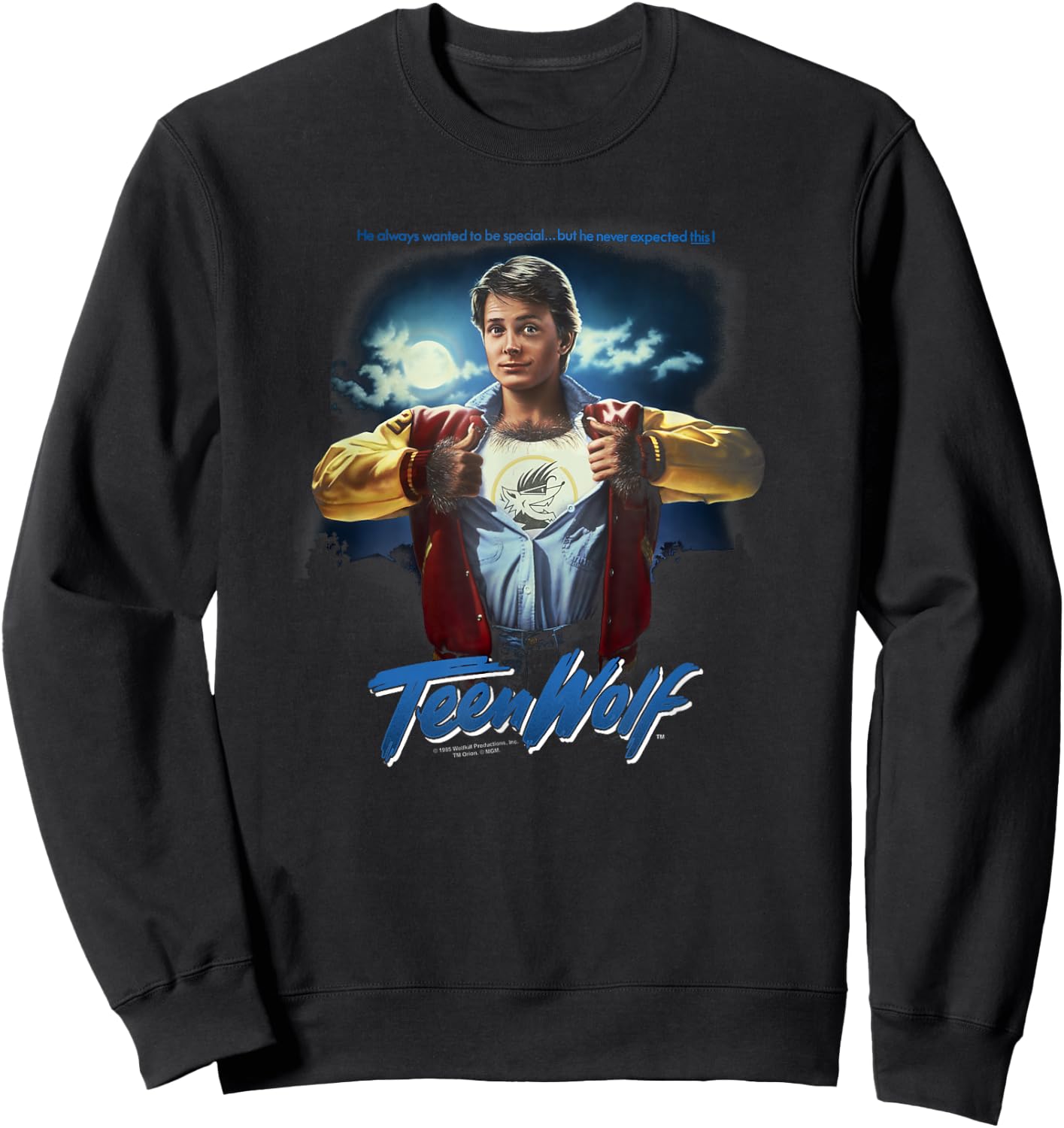 Teen Wolf Poster Sweatshirt - Sweatshirt | Black
