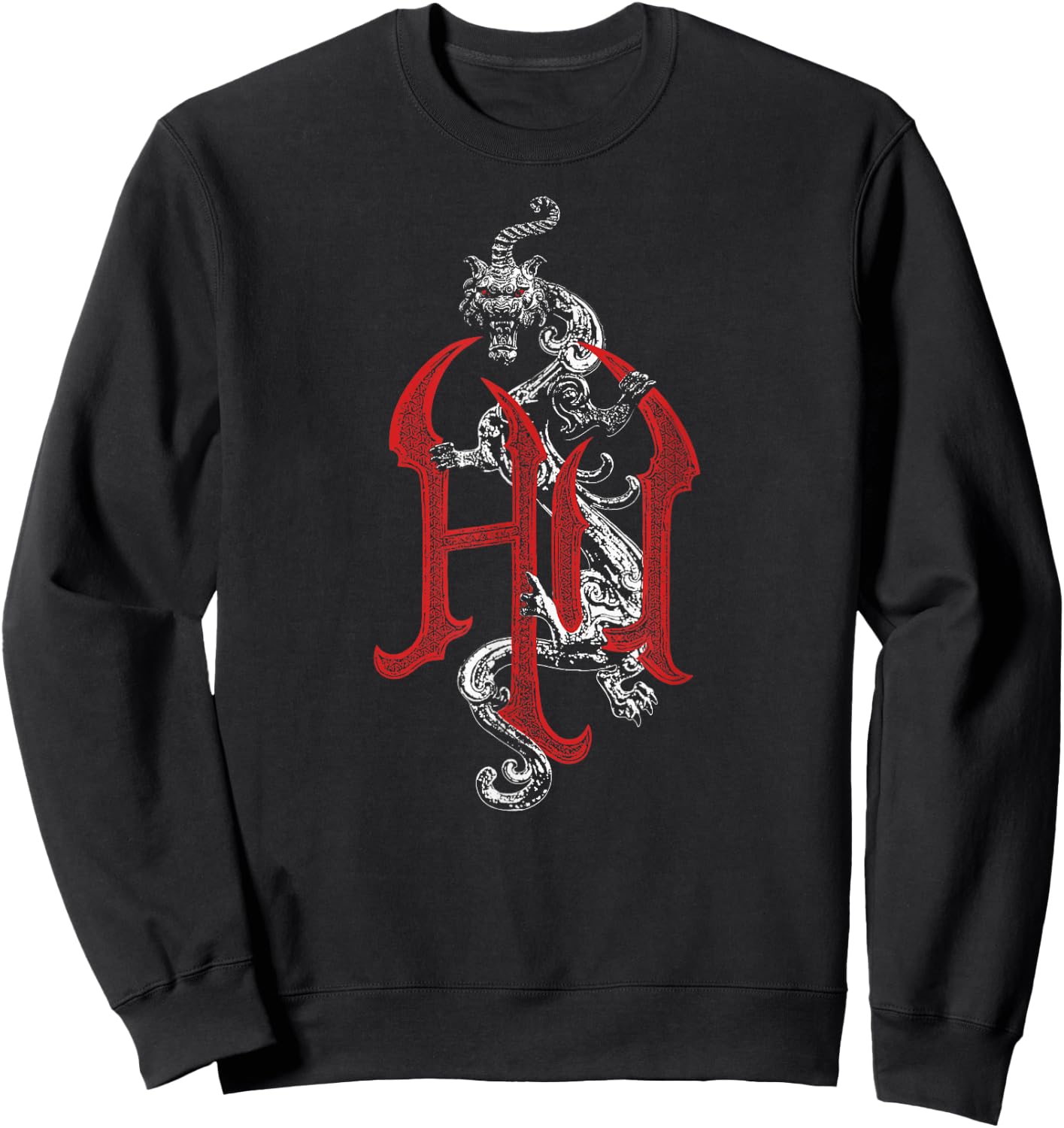 The Hu – Snow Logo Red Sweatshirt - Sweatshirt | Black