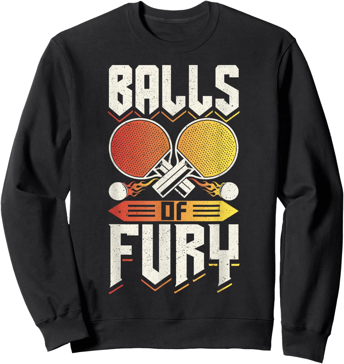 Fury Table Tennis Balls Sweatshirt - Sweatshirt | Black