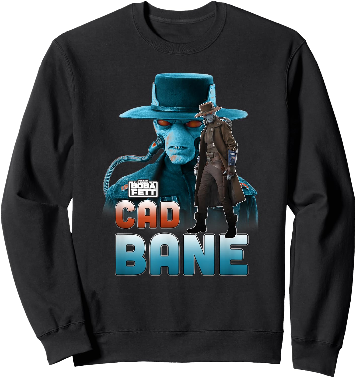 Star Wars The Book Of Boba Fett Cad Bane Character poster Sweatshirt - Sweatshirt | Black