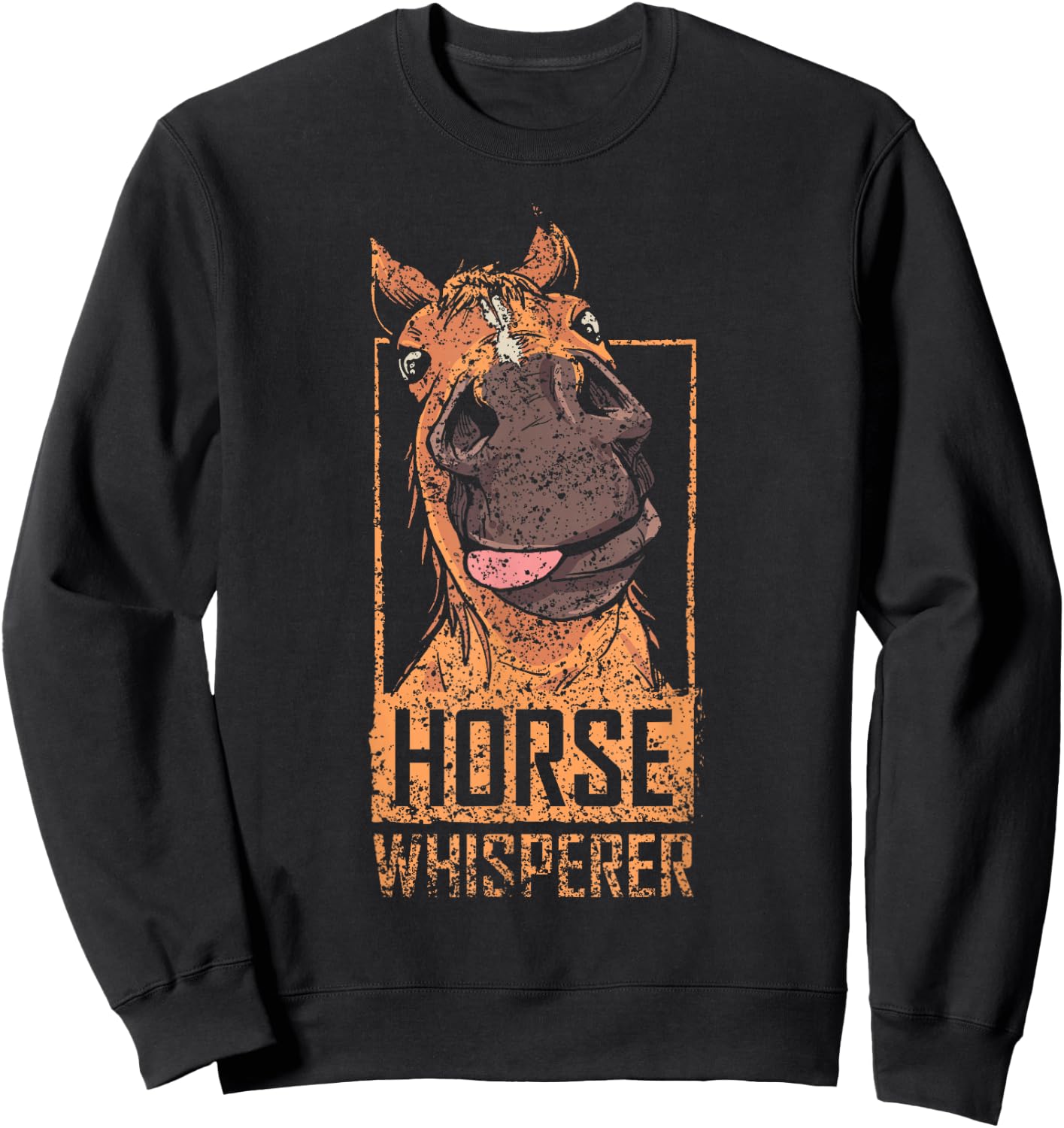 Horse Whisperer Equestrian Lover Rider Riding Sweatshirt - Sweatshirt | Black