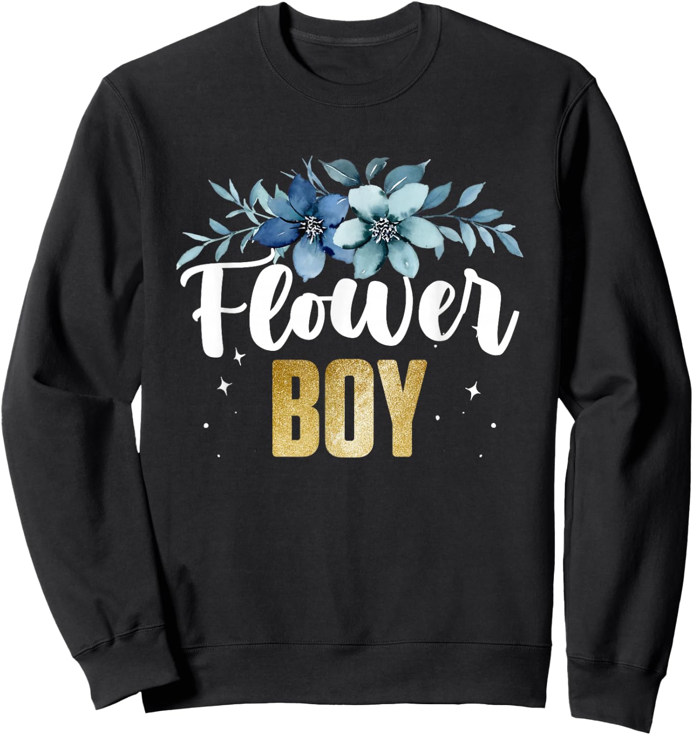 Flower Boy for Wedding Tradition Sweatshirt - Sweatshirt | Black
